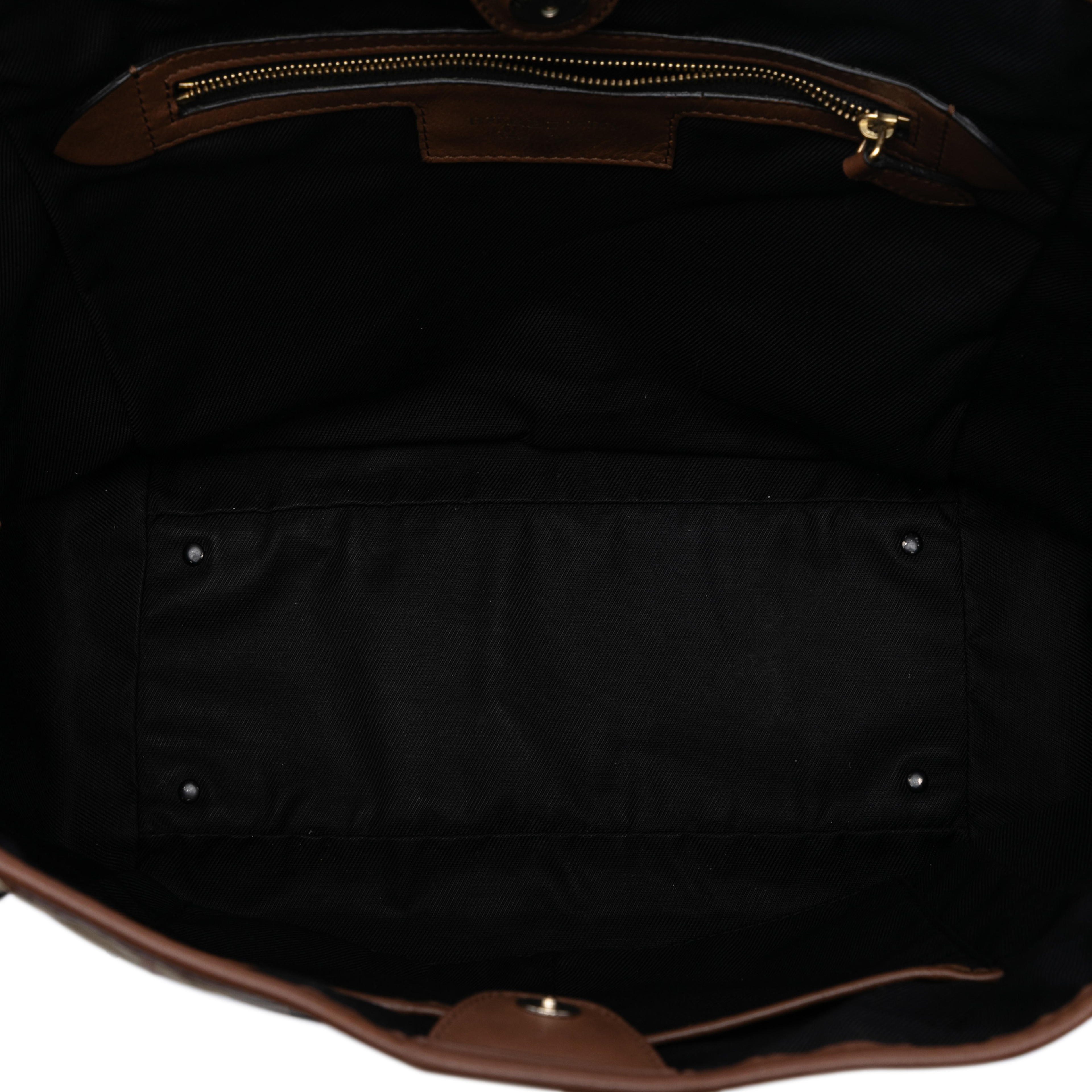 Burberry Small Haymarket Check Canvas And Leather Canterbury Tote, från Luxclusif, i färgen beige. Klicka för att öppna bilden i stort format