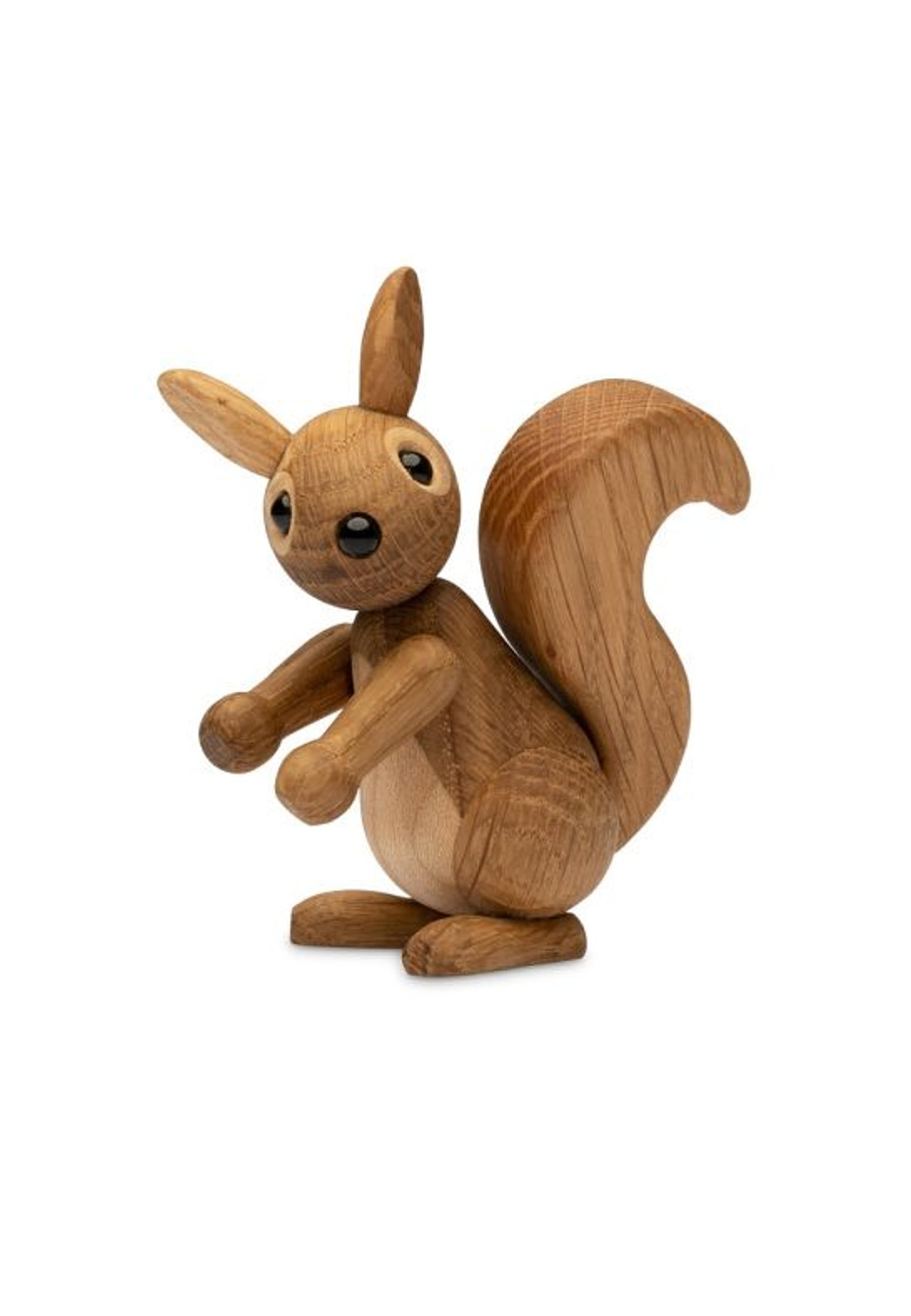 Penaut Ekorrunge Trädekoration 8,5 cm Ek, från Spring Copenhagen, i färgen beige. Klicka för att öppna bilden i stort format