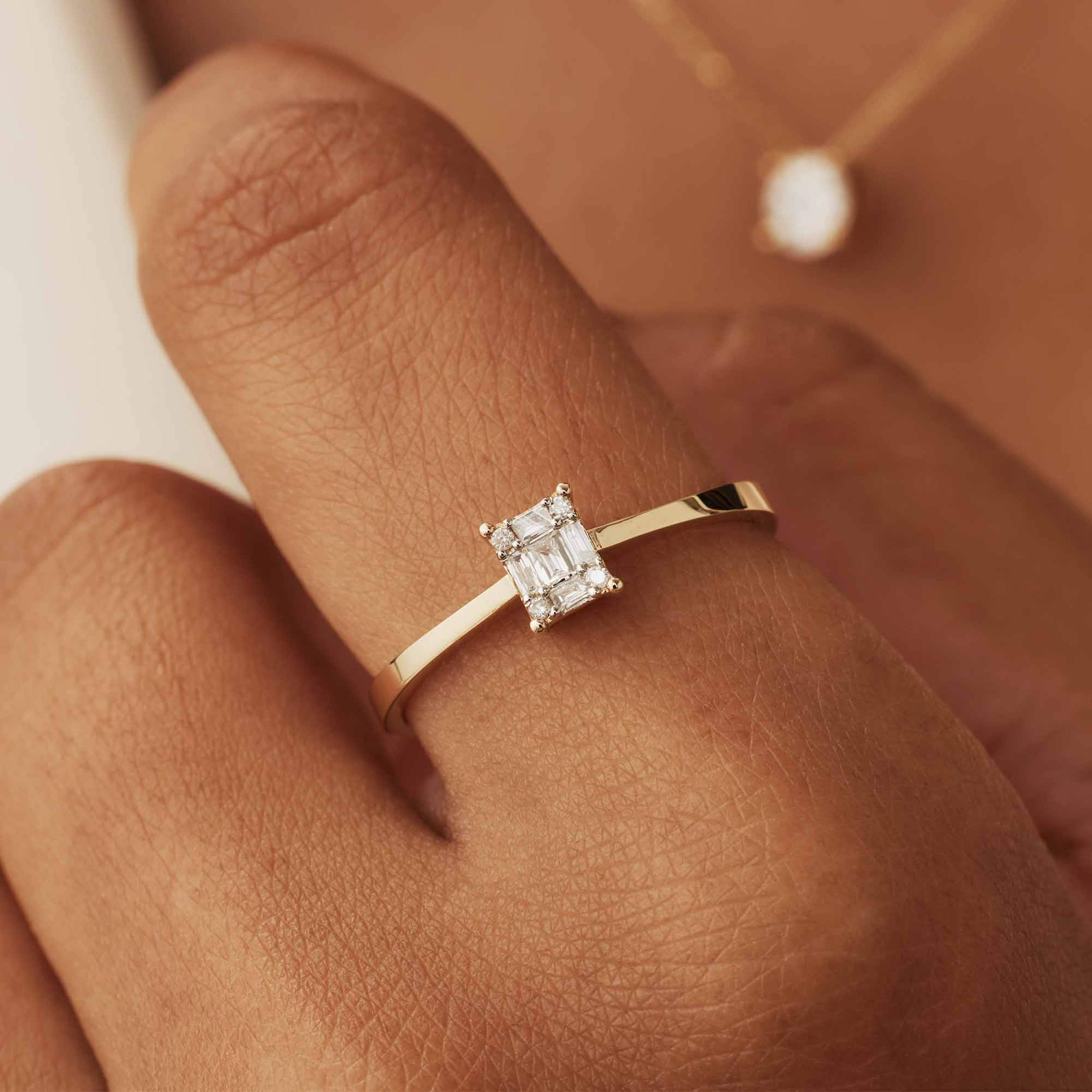 De La Paix 14 Karat Guld Ring