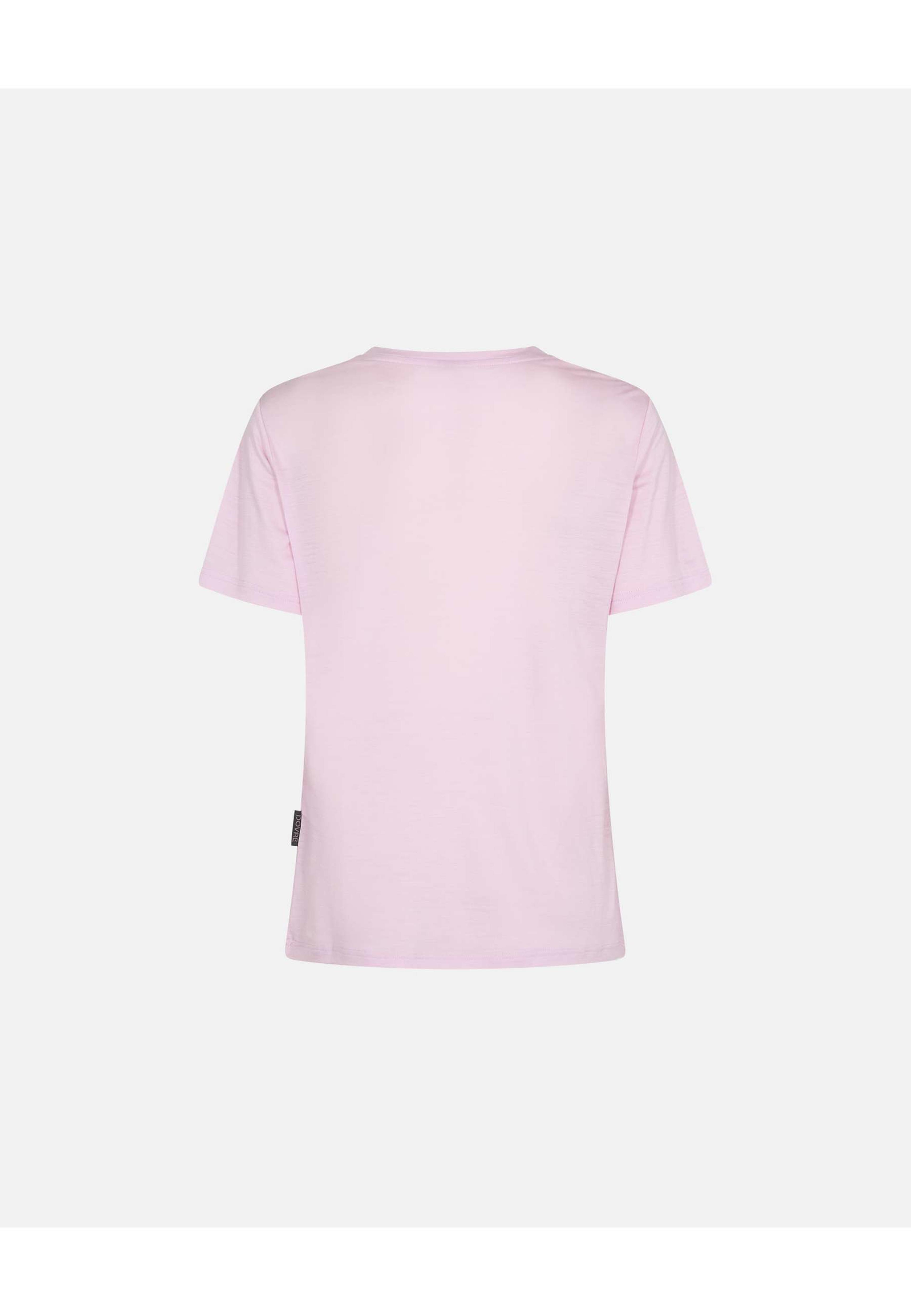 Ekologiska Ull, T-shirt "light", Rosa