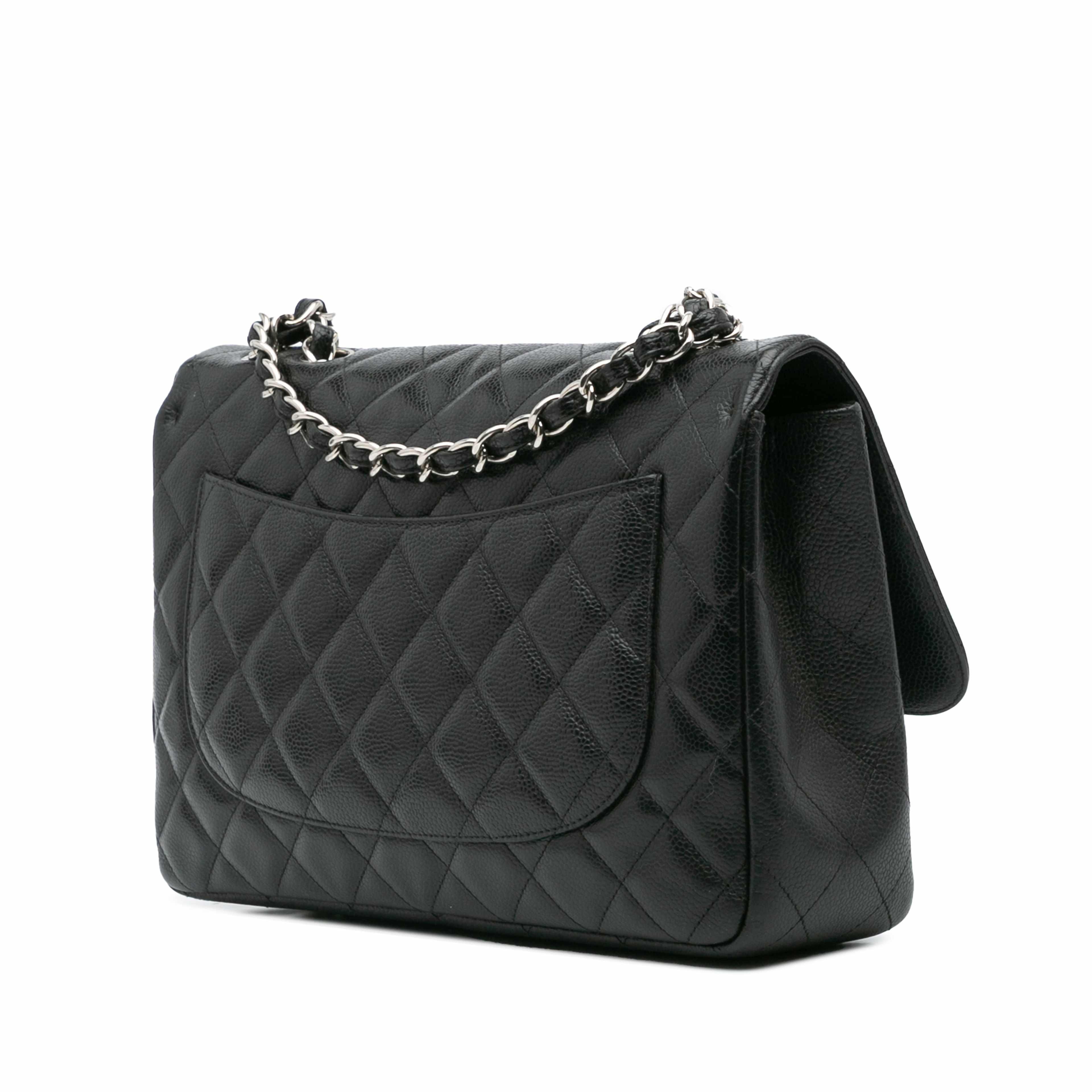 Chanel Jumbo Classic Caviar Single Flap