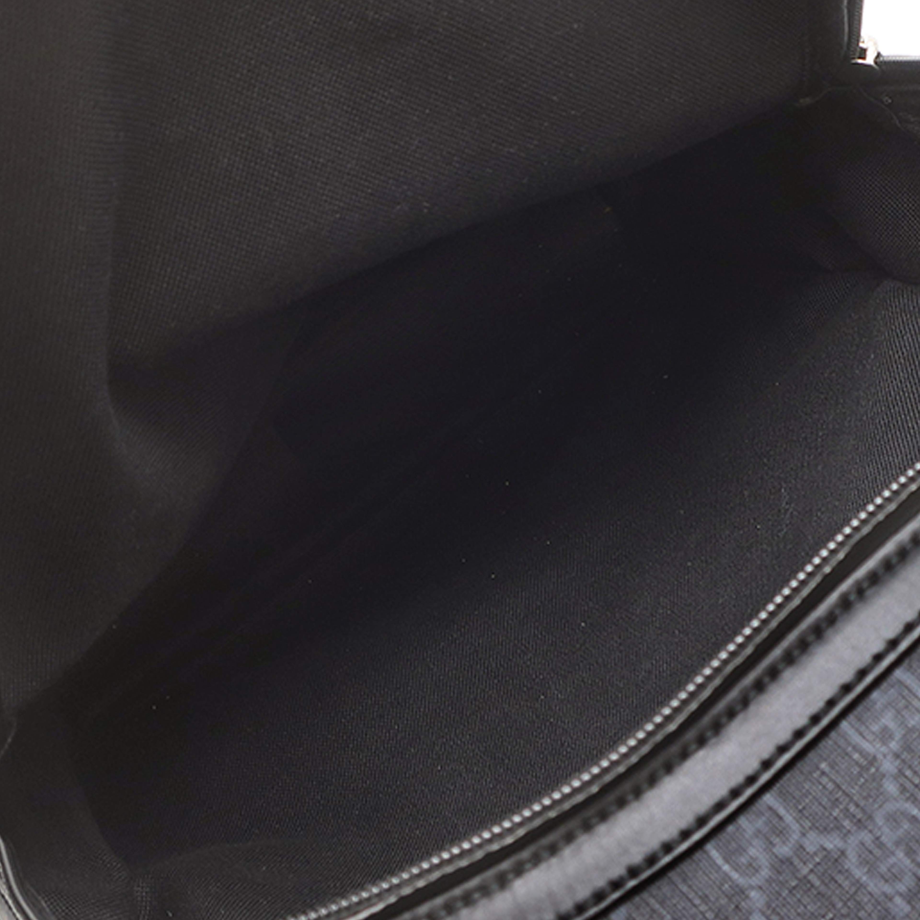 Gucci Gg Supreme Web Backpack, från Luxclusif, i färgen black. Klicka för att öppna bilden i stort format