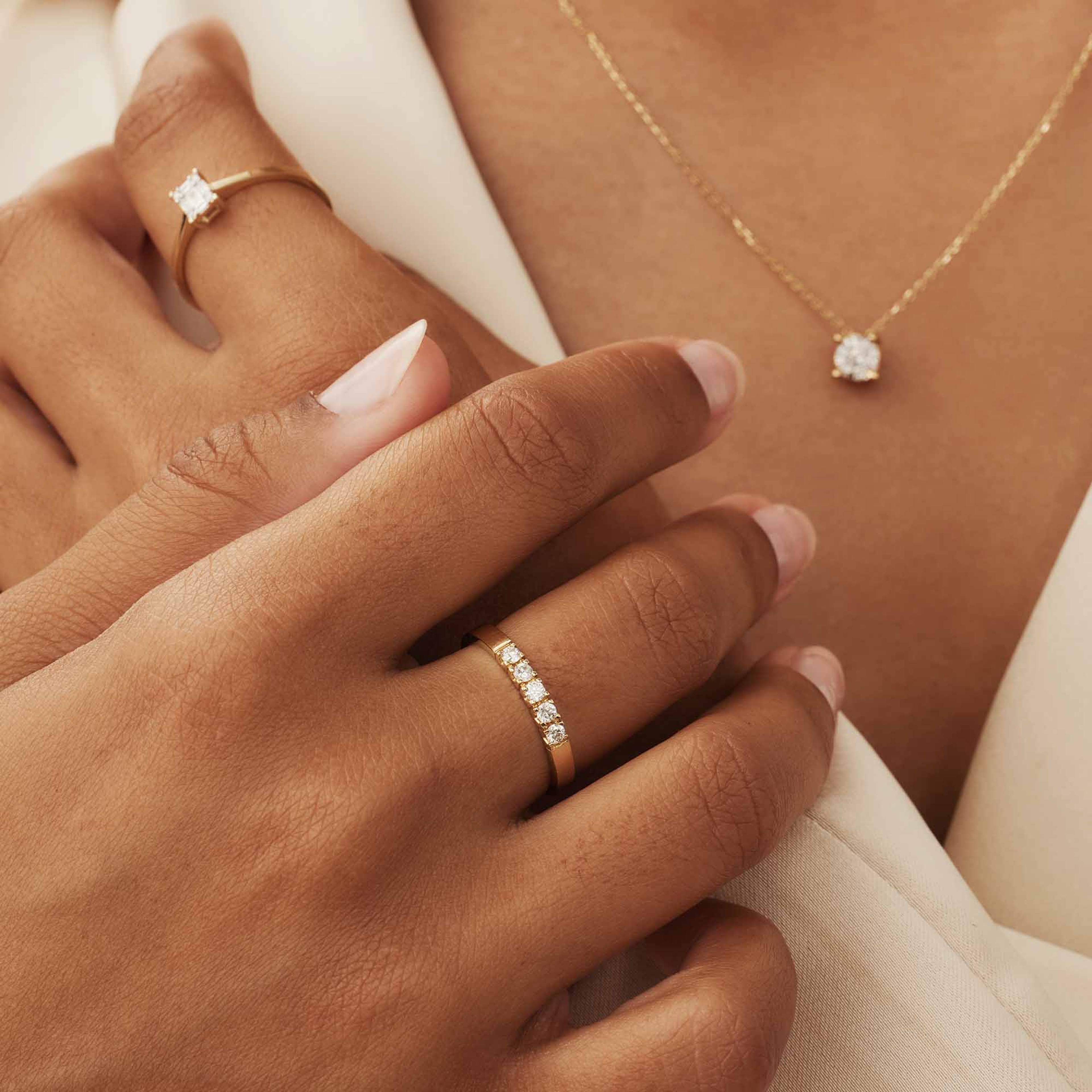 De La Paix 14 Karat Guld Ring