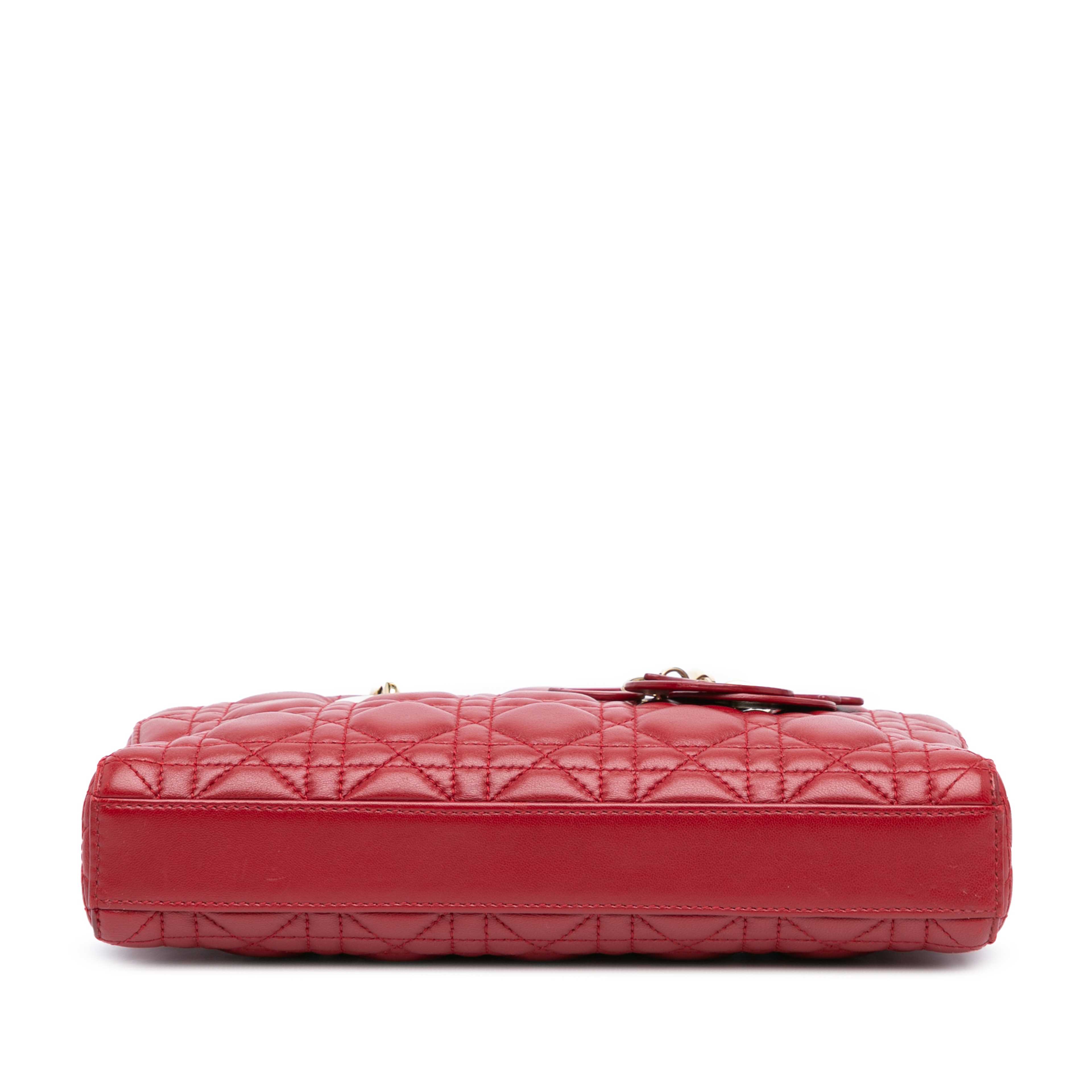 Dior Medium Lambskin Cannage Lady D Joy
