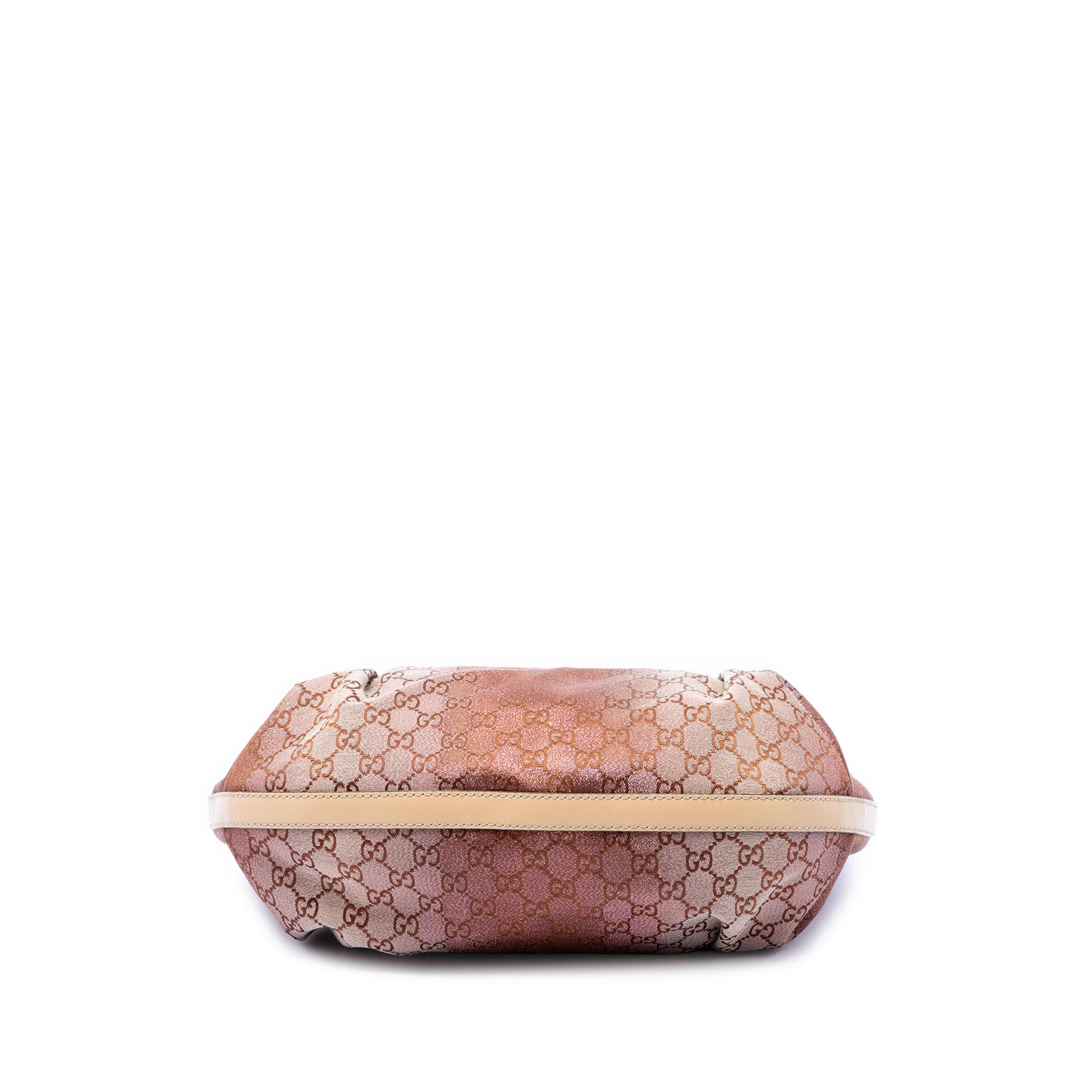 Gucci Gg Lurex Scarlett Tote, från Luxclusif, i färgen brun. Klicka för att öppna bilden i stort format