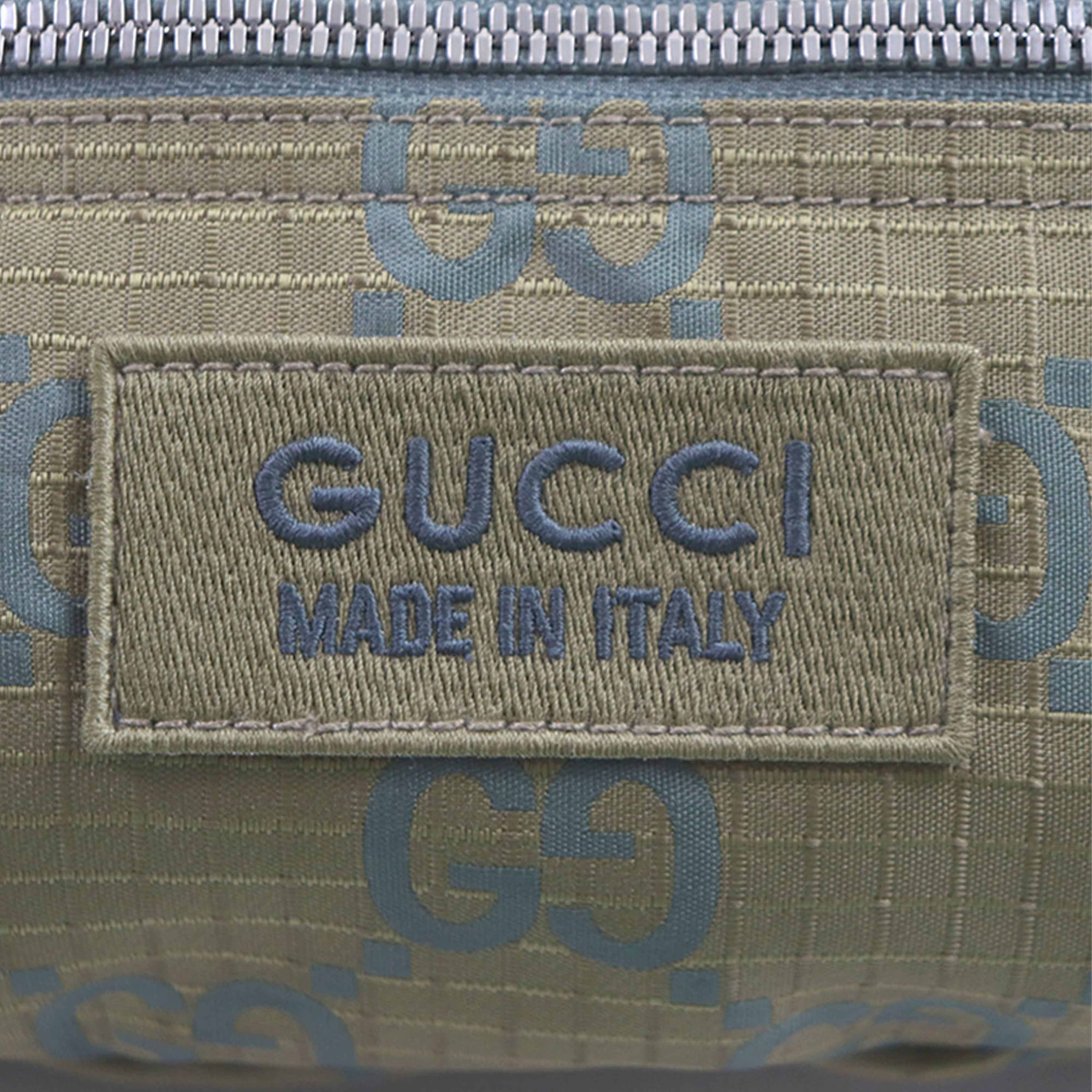 Gucci Gg Ripstop Nylon Belt Bag, från Luxclusif, i färgen brun. Klicka för att öppna bilden i stort format