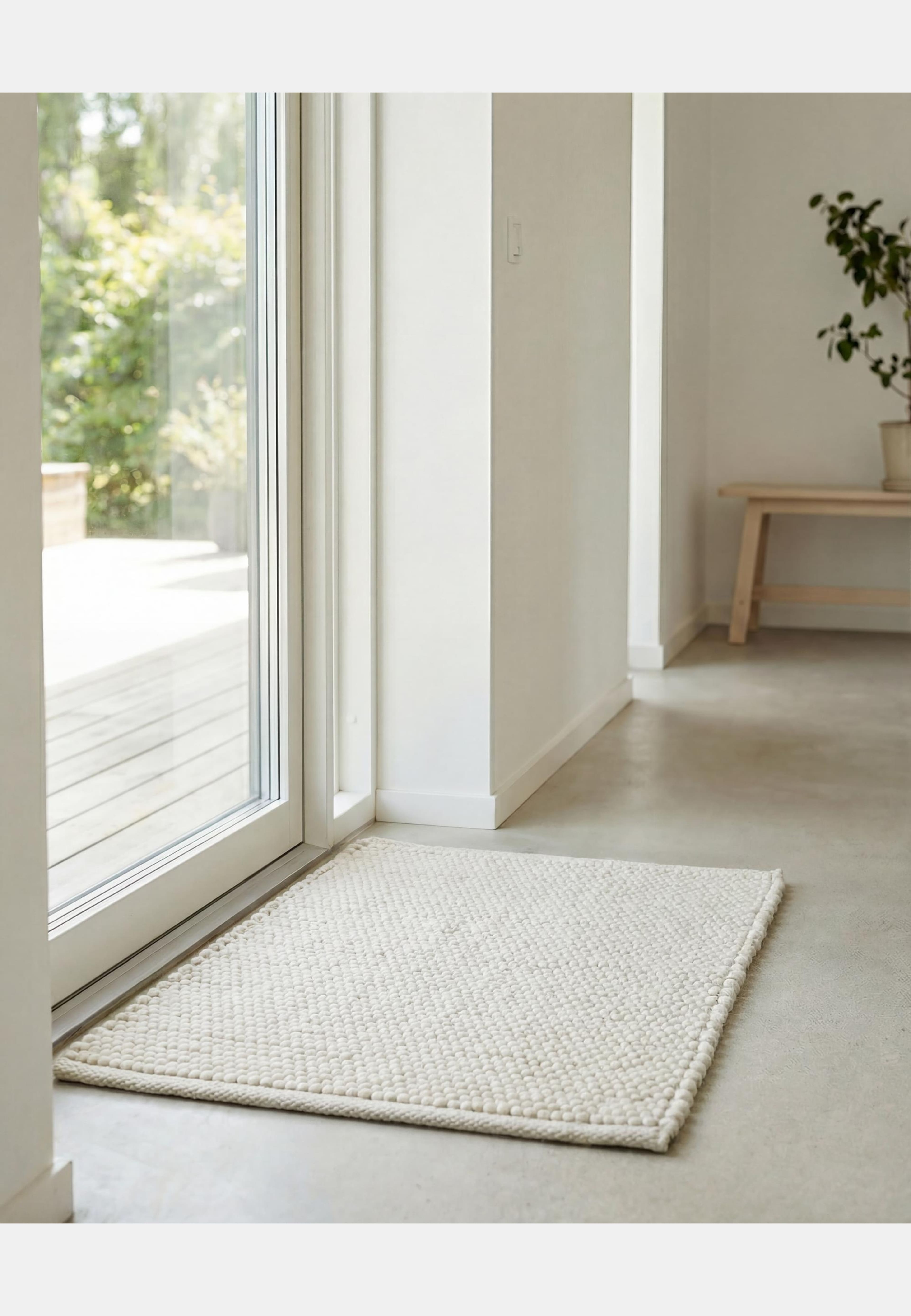 Dörrmatta Merino, från Classic Collection, i färgen white. Klicka för att öppna bilden i stort format