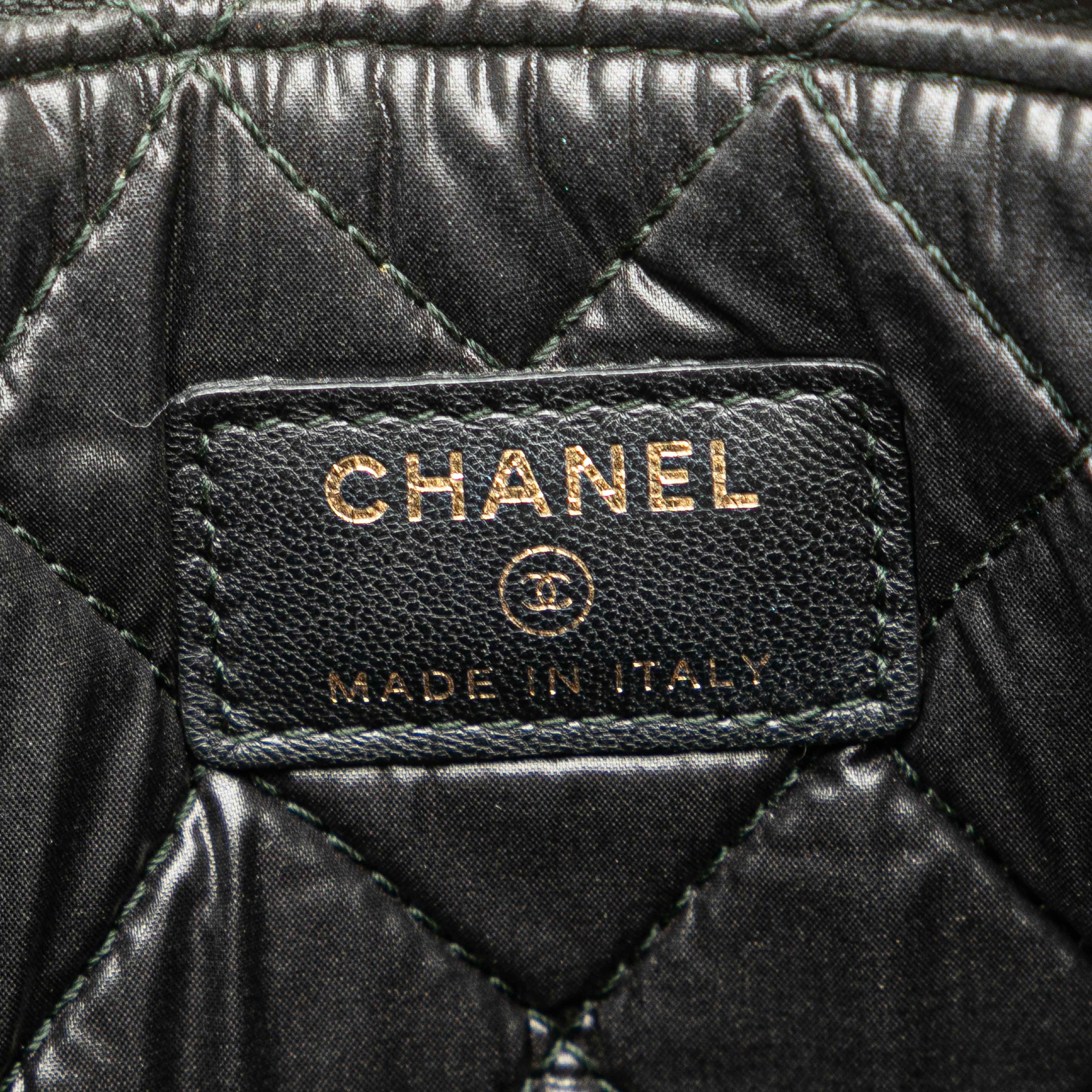 Chanel Medium Quilted Caviar Boy O Case Clutch