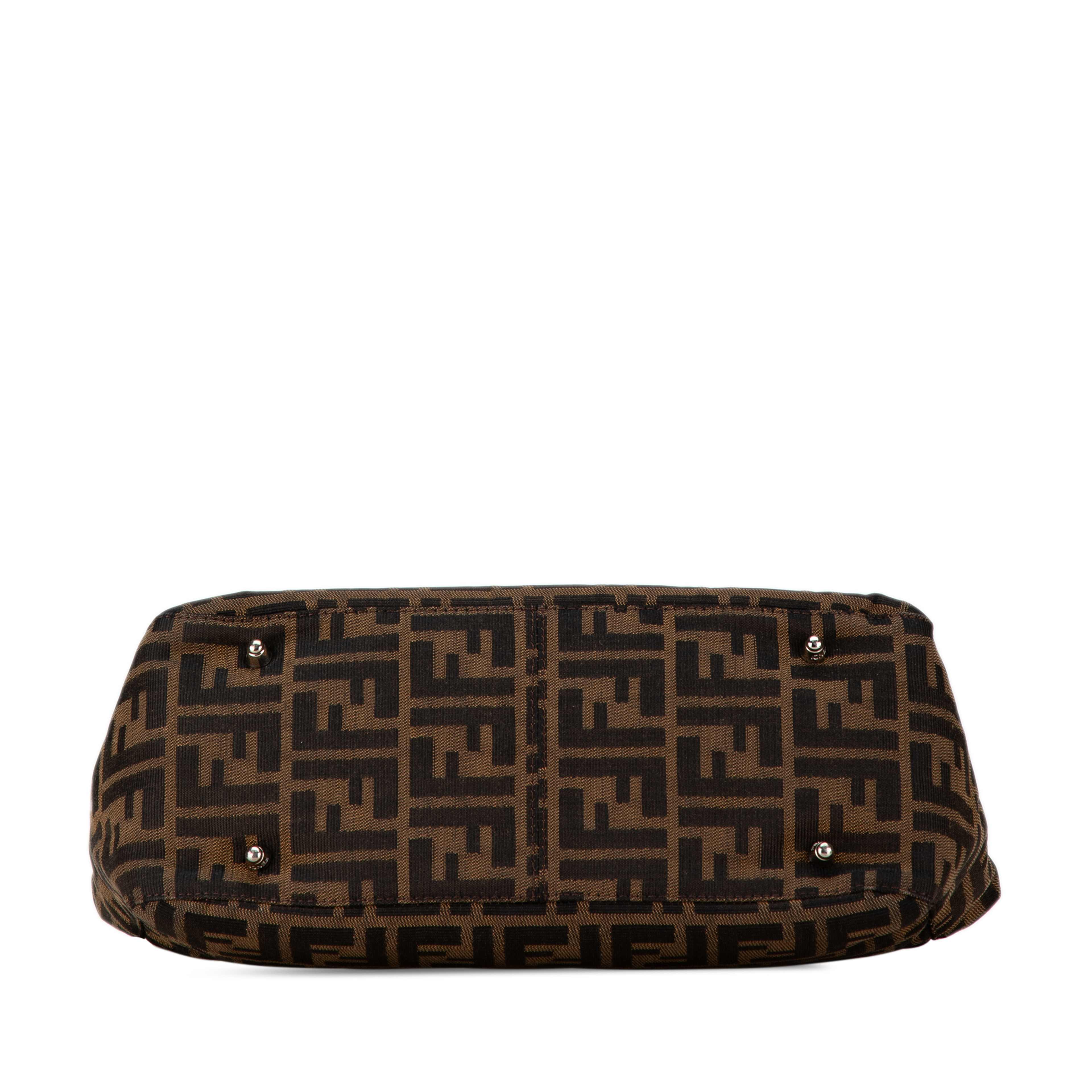 Fendi Small Zucca Canvas Twins Tote