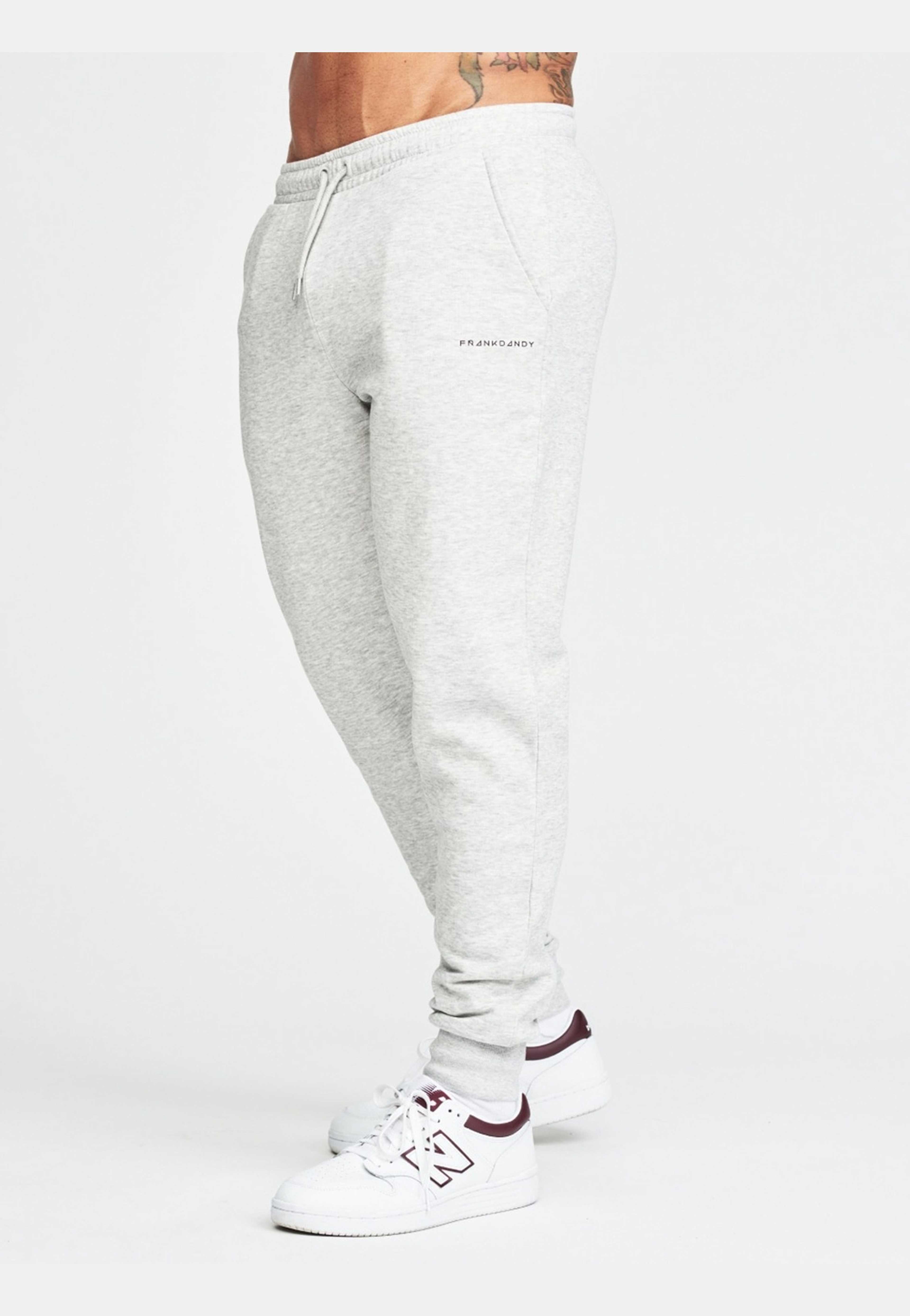 Men's Core Sweatpants, från Frank Dandy, i färgen light grey melange. Klicka för att öppna bilden i stort format