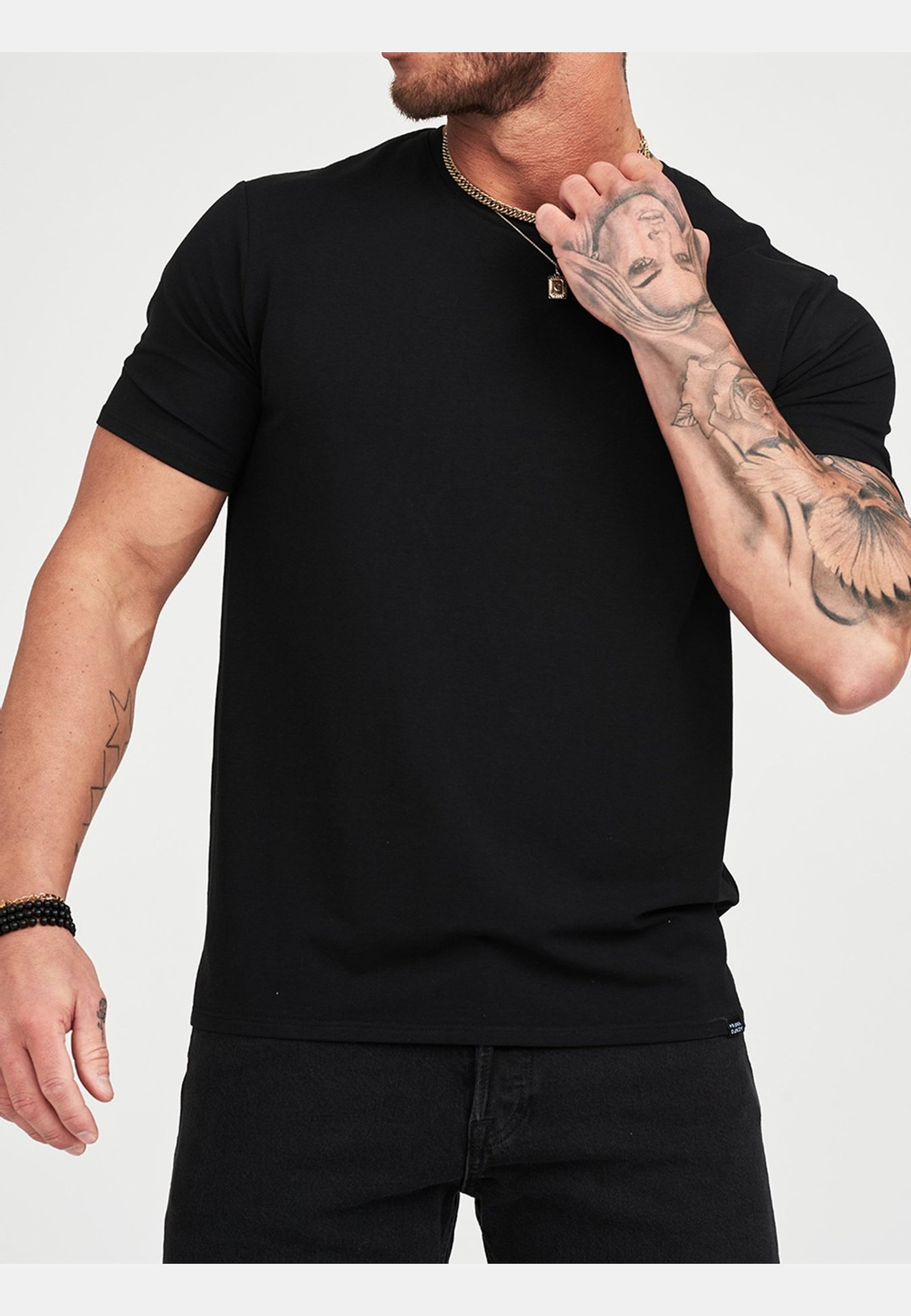 Bamboo Tee, från Frank Dandy, i färgen black. Klicka för att öppna bilden i stort format