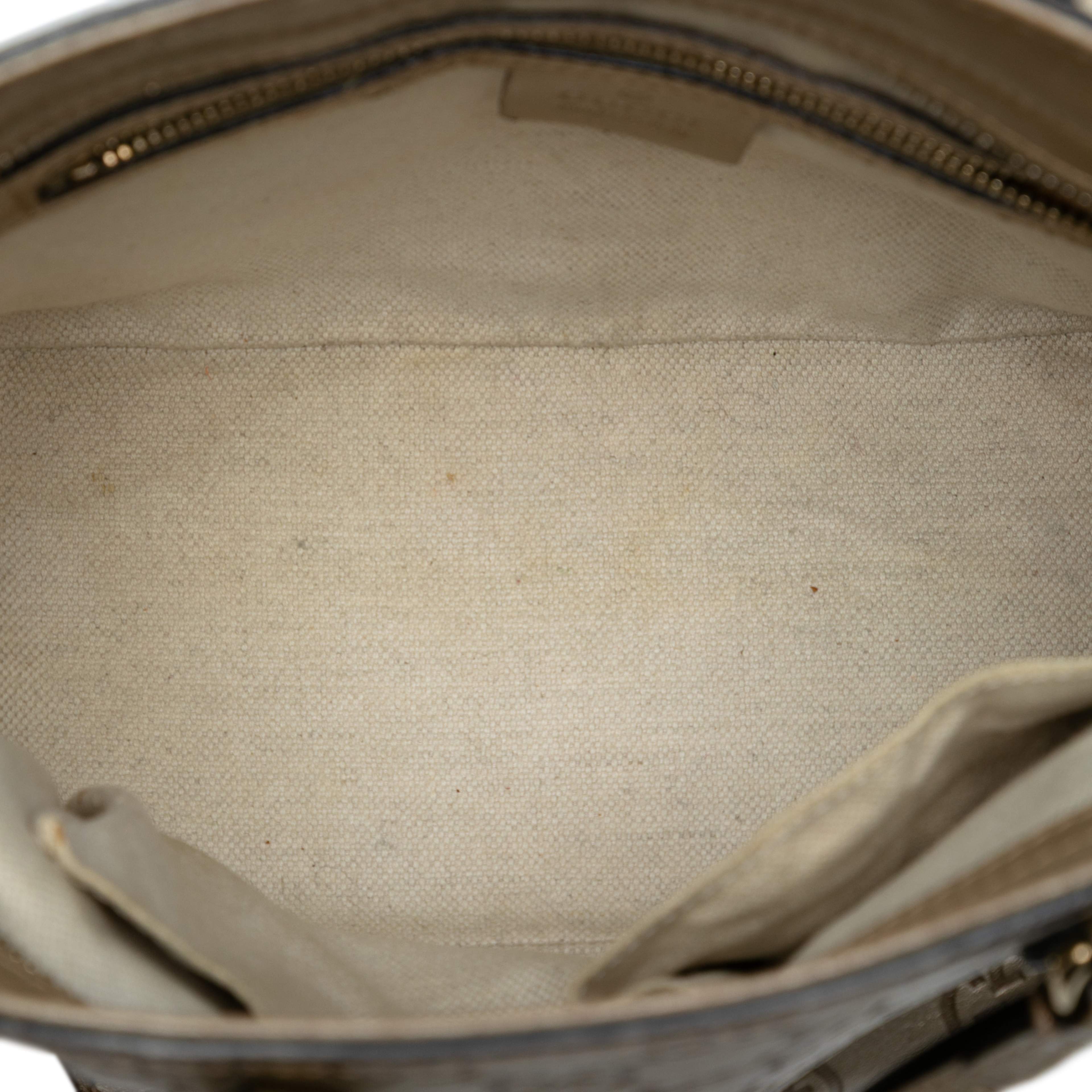 Gucci Small Guccissima Bree Satchel, från Luxclusif, i färgen gold. Klicka för att öppna bilden i stort format