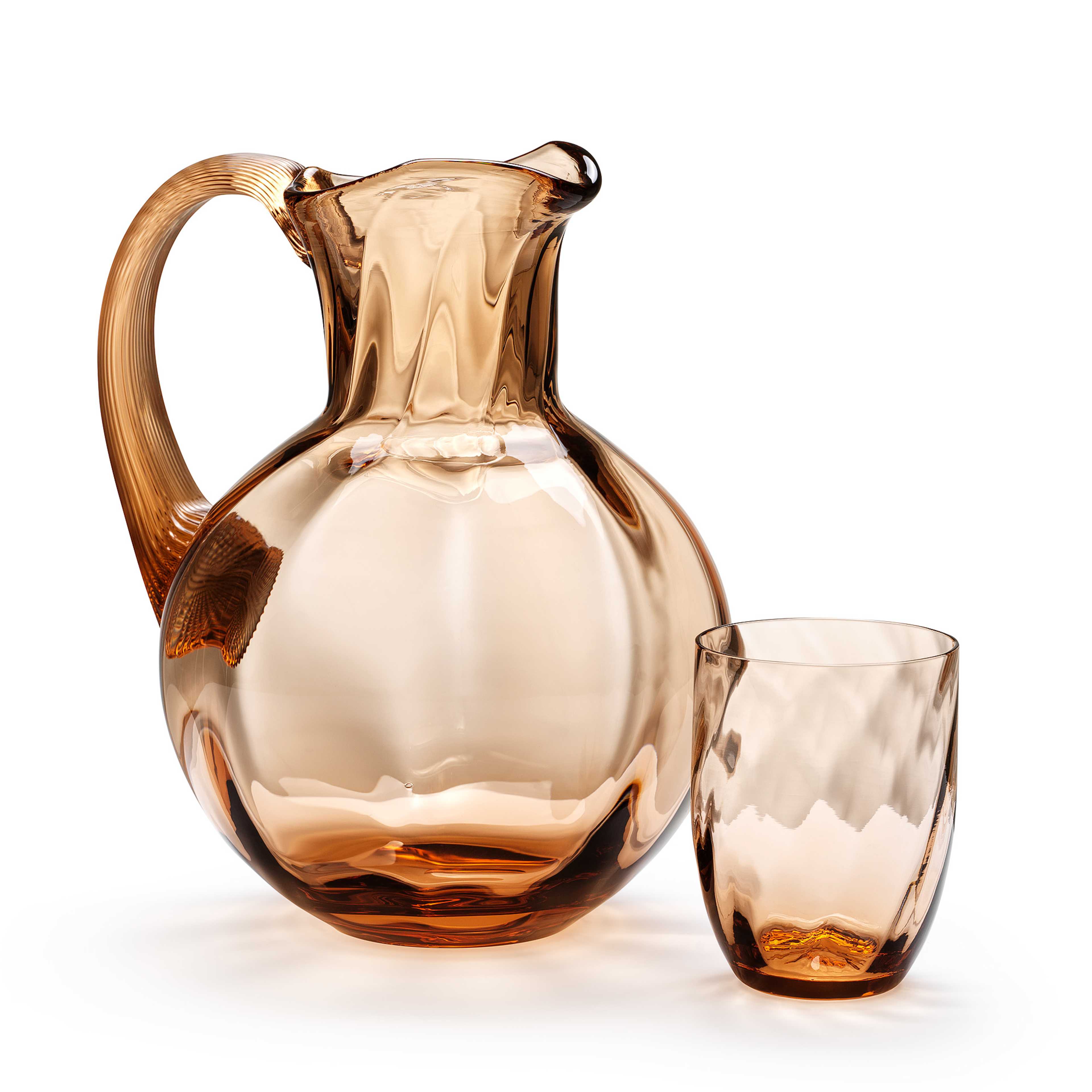 Karin Dricksglas, 2-pack, från In Flore, i färgen brown. Klicka för att öppna bilden i stort format