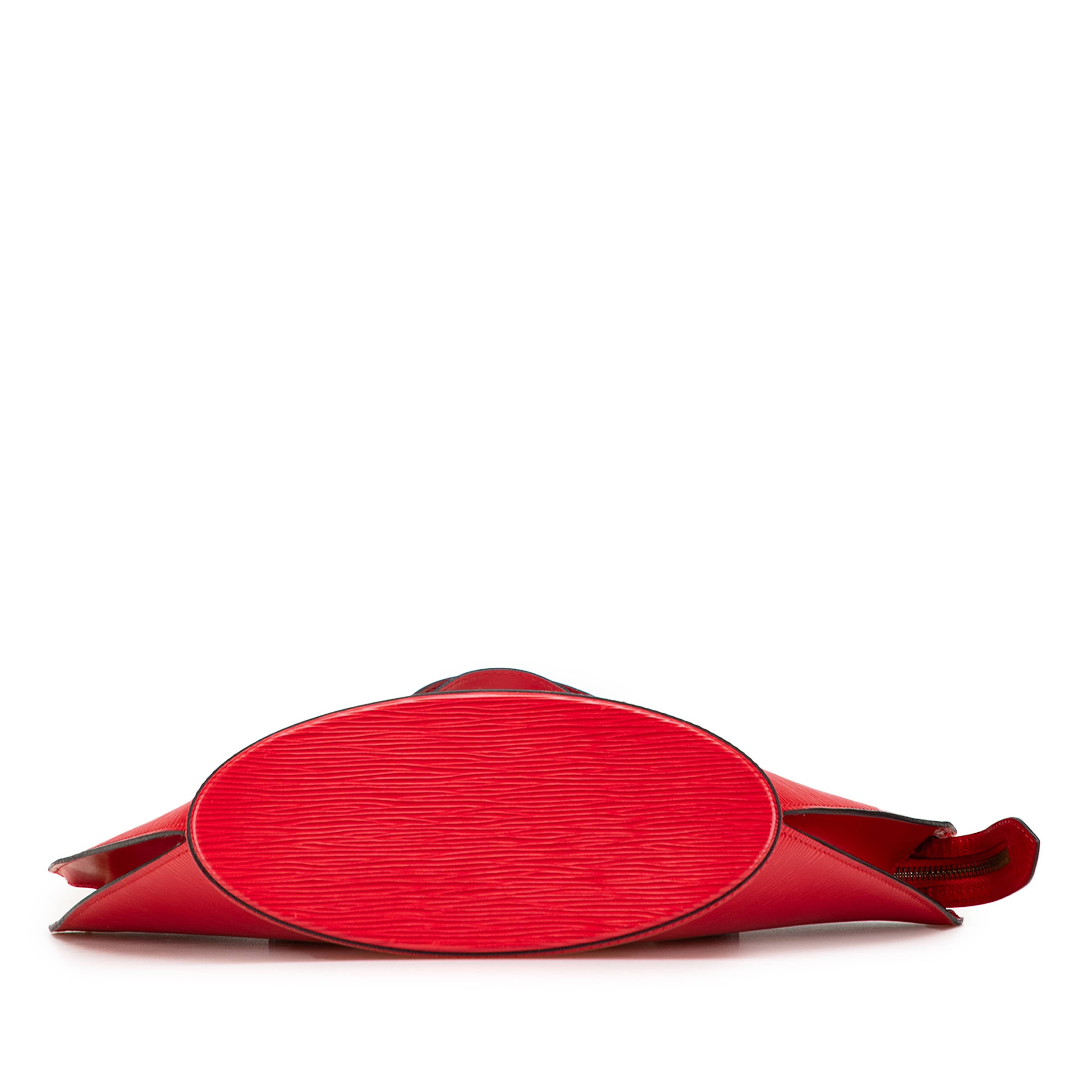 Louis Vuitton Epi Saint Jacques Pm Short Strap, från Luxclusif, i färgen red. Klicka för att öppna bilden i stort format