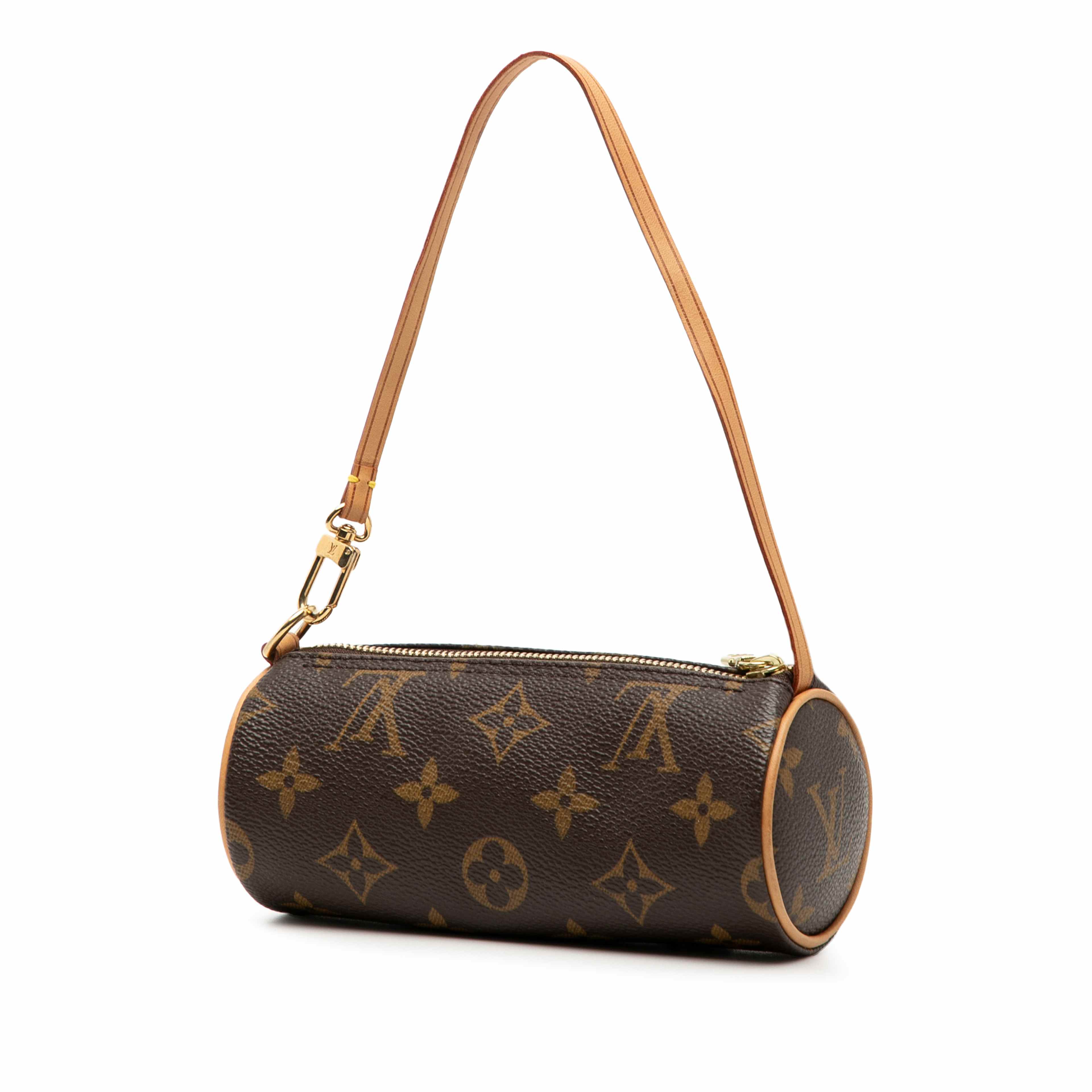 Louis Vuitton Monogram Papillon Pochette, från Luxclusif, i färgen brown. Klicka för att öppna bilden i stort format