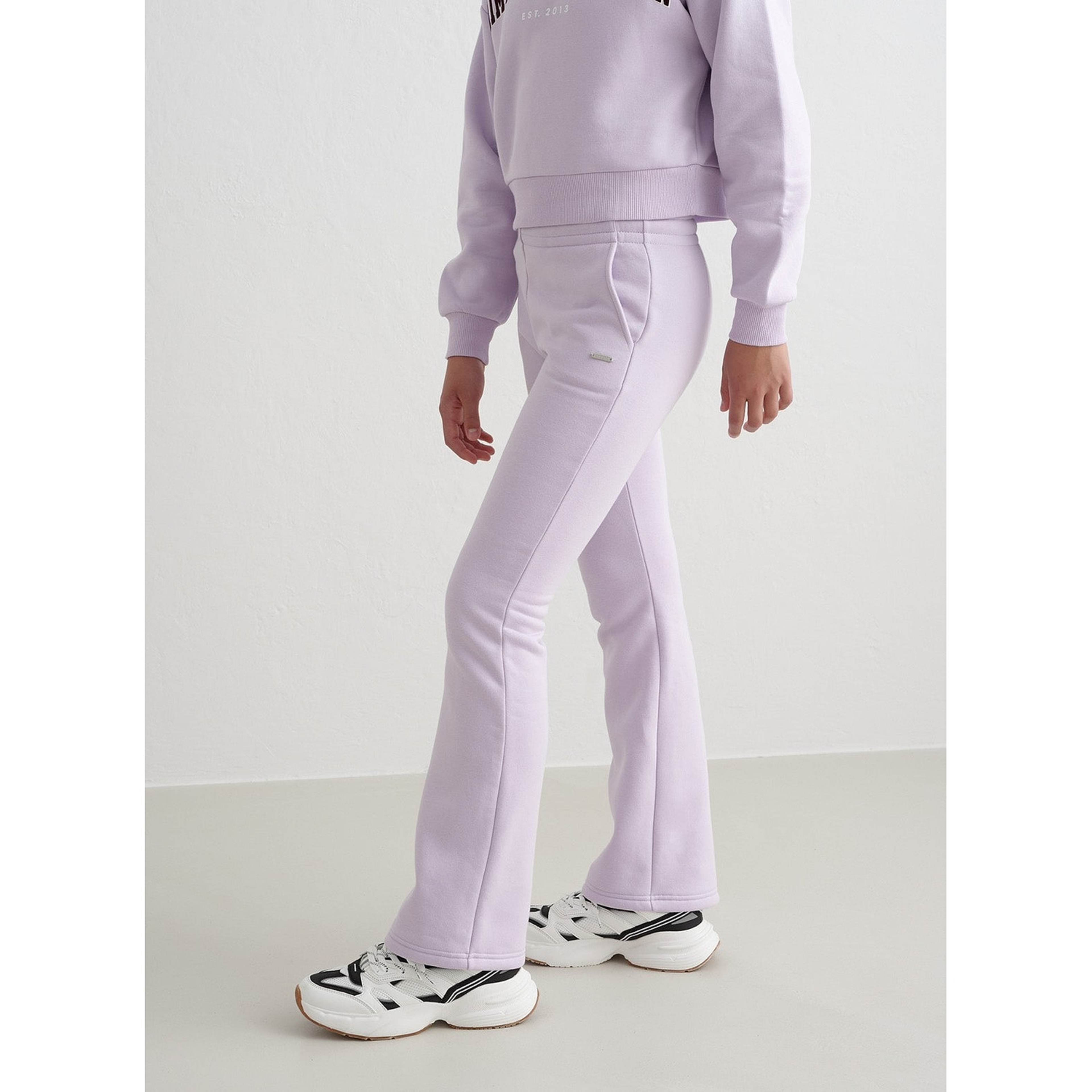 Pale Lavender Young Flare Sweatpants