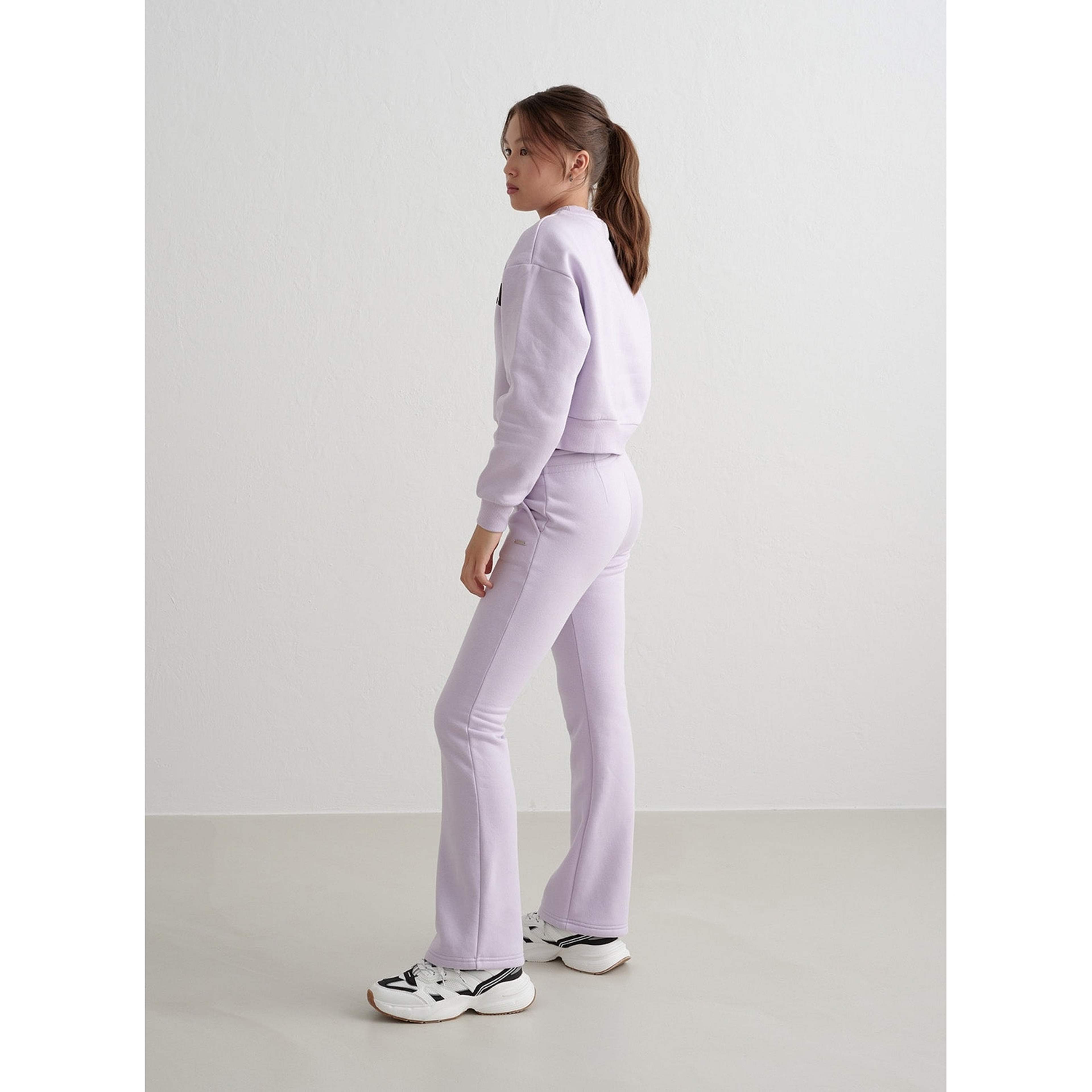 Pale Lavender Young Flare Sweatpants