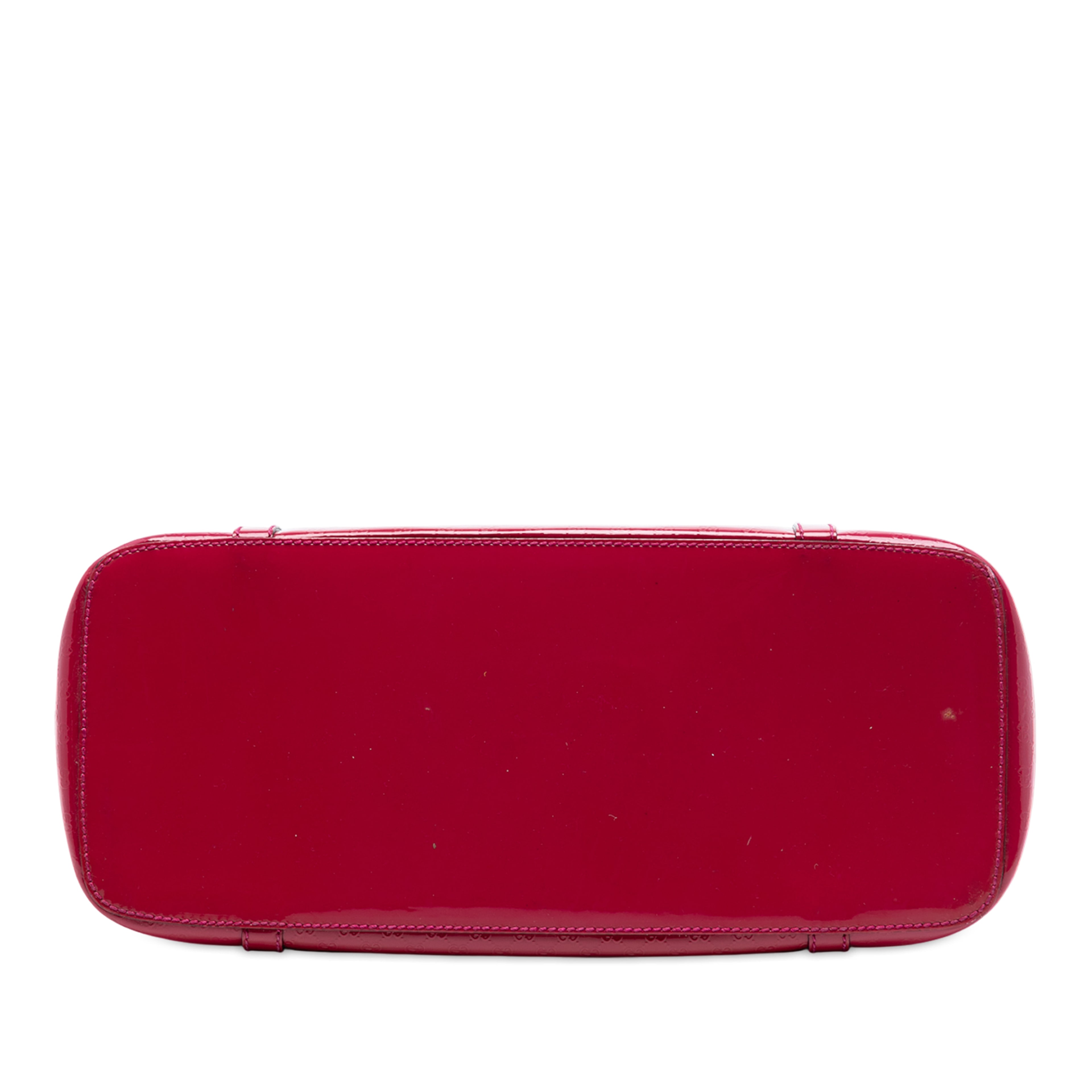 Gucci Patent Microguccissima Nice Tote, från Luxclusif, i färgen dark pink. Klicka för att öppna bilden i stort format