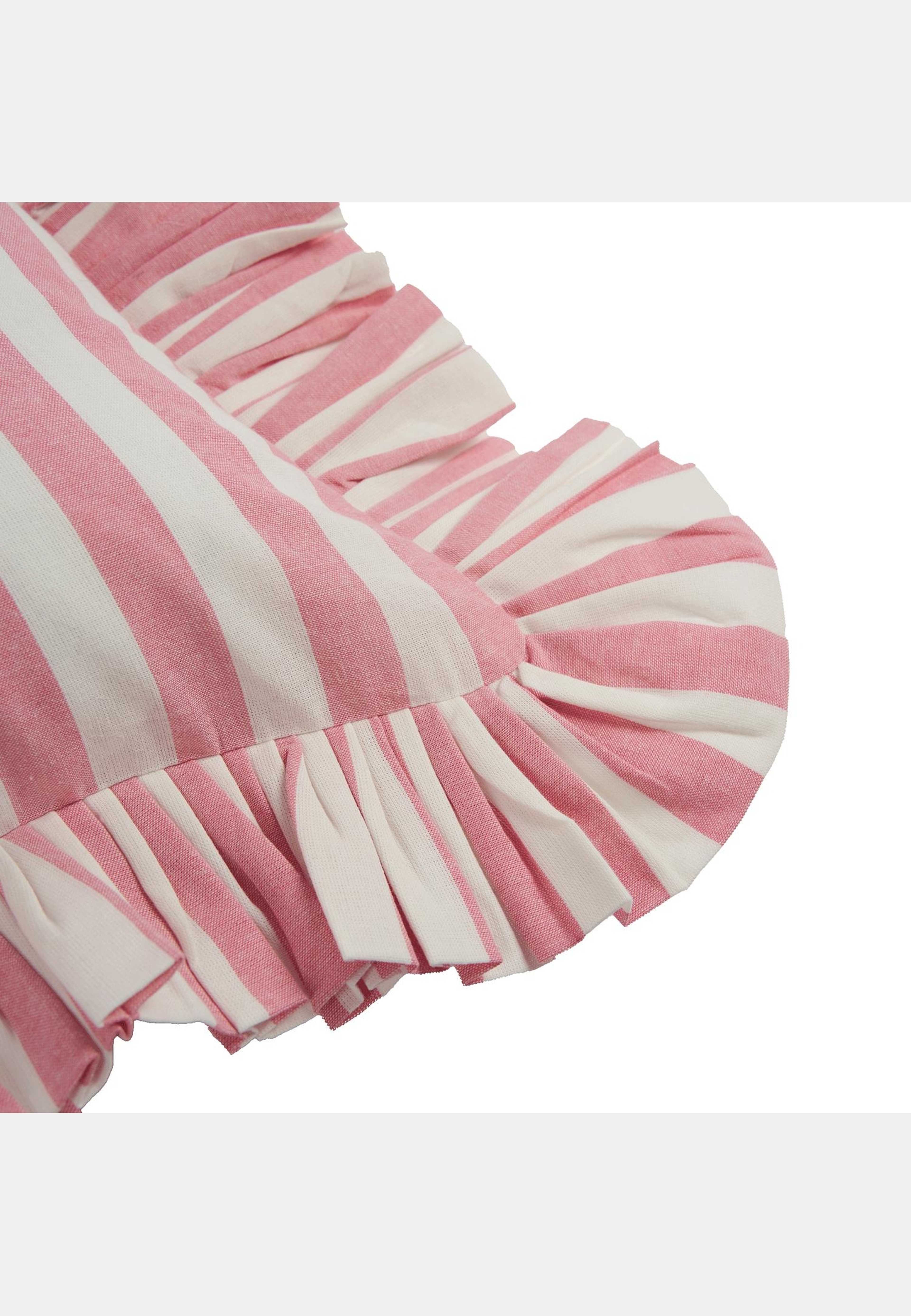 Breton Kuddfodral - 40x40 Cm, från Pick A Poppy, i färgen pink. Klicka för att öppna bilden i stort format