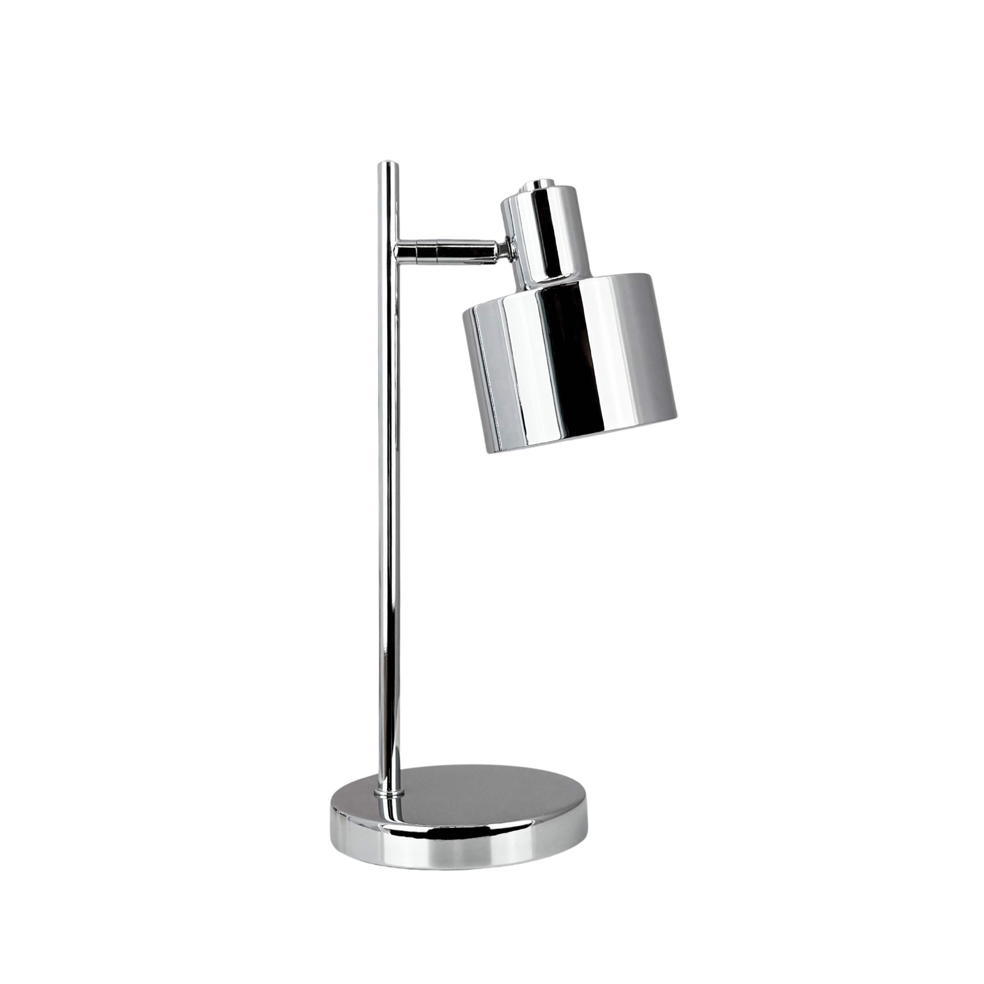 Ocean Led Mini Table Lamp, från Dyberg Larsen, i färgen chrome. Klicka för att öppna bilden i stort format