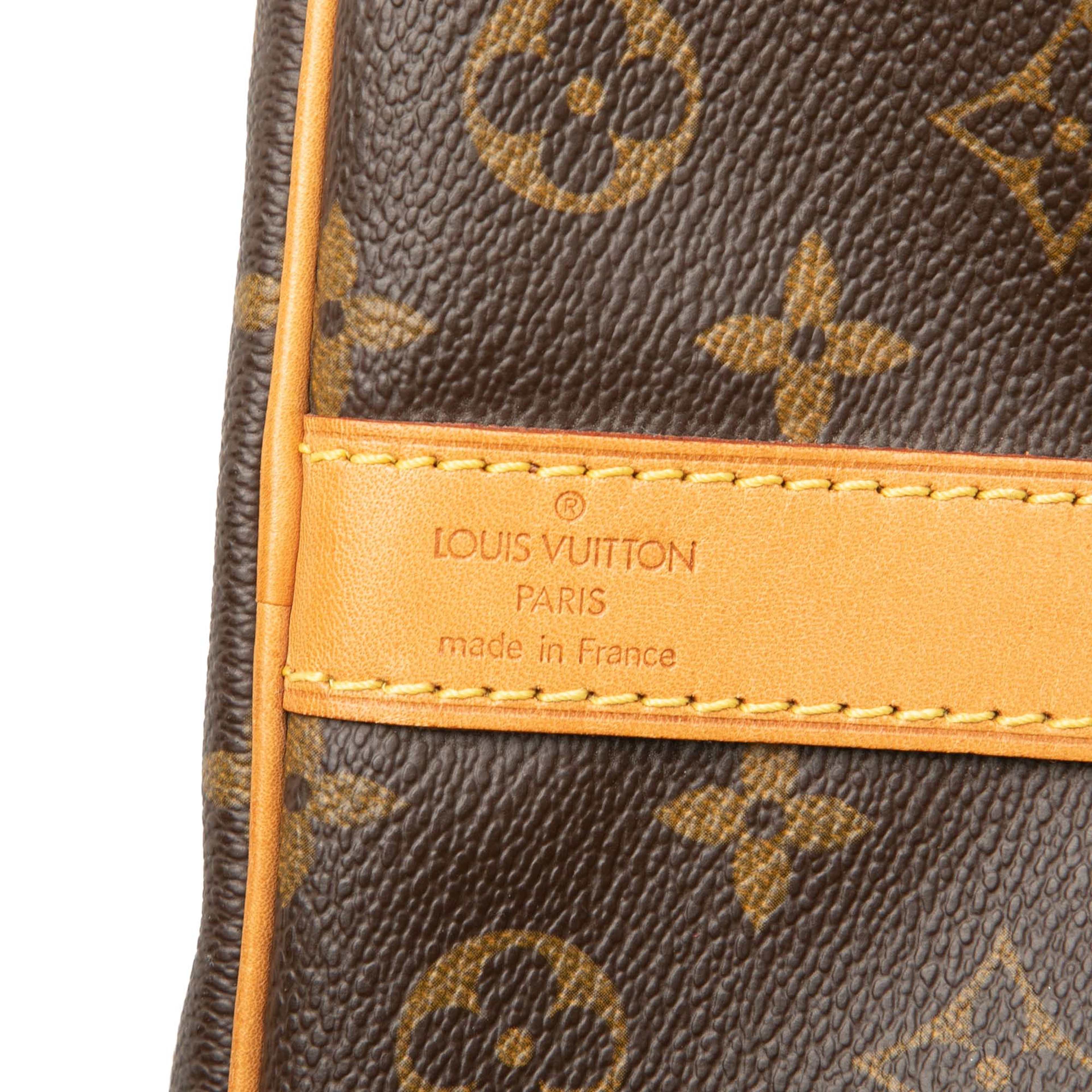 Louis Vuitton Monogram Keepall Bandouliere 50, från Luxclusif, i färgen brown. Klicka för att öppna bilden i stort format