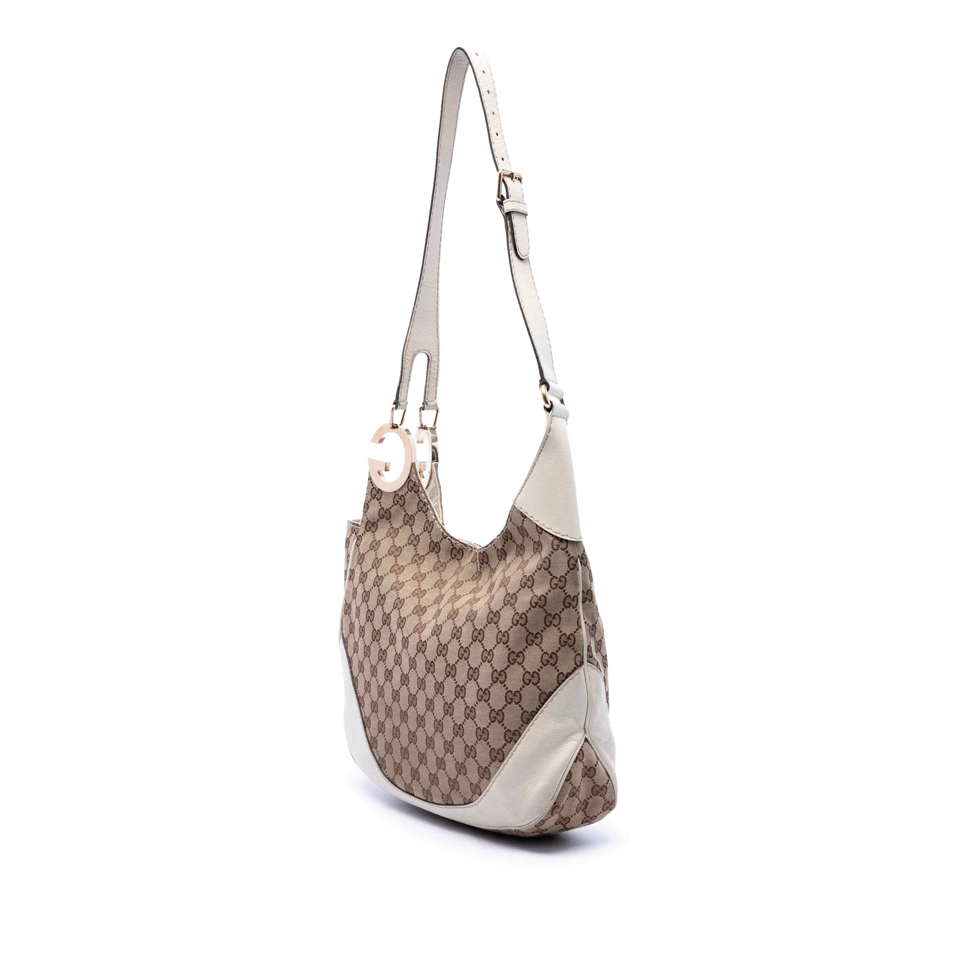 Gucci Gg Canvas Charlotte Crossbody, från Luxclusif, i färgen beige. Klicka för att öppna bilden i stort format