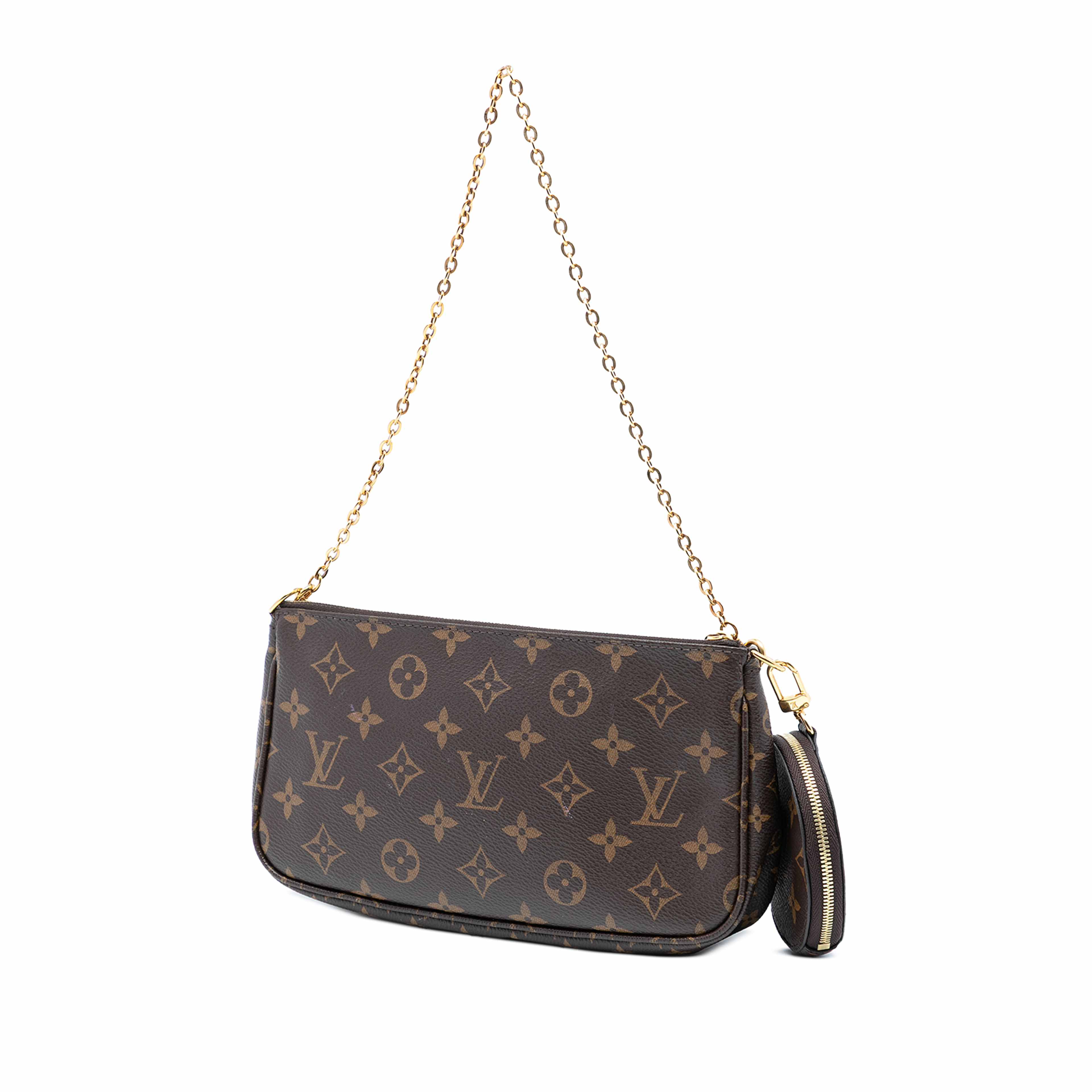 Louis Vuitton Monogram Multi Pochette Accessoires, från Luxclusif, i färgen brown. Klicka för att öppna bilden i stort format