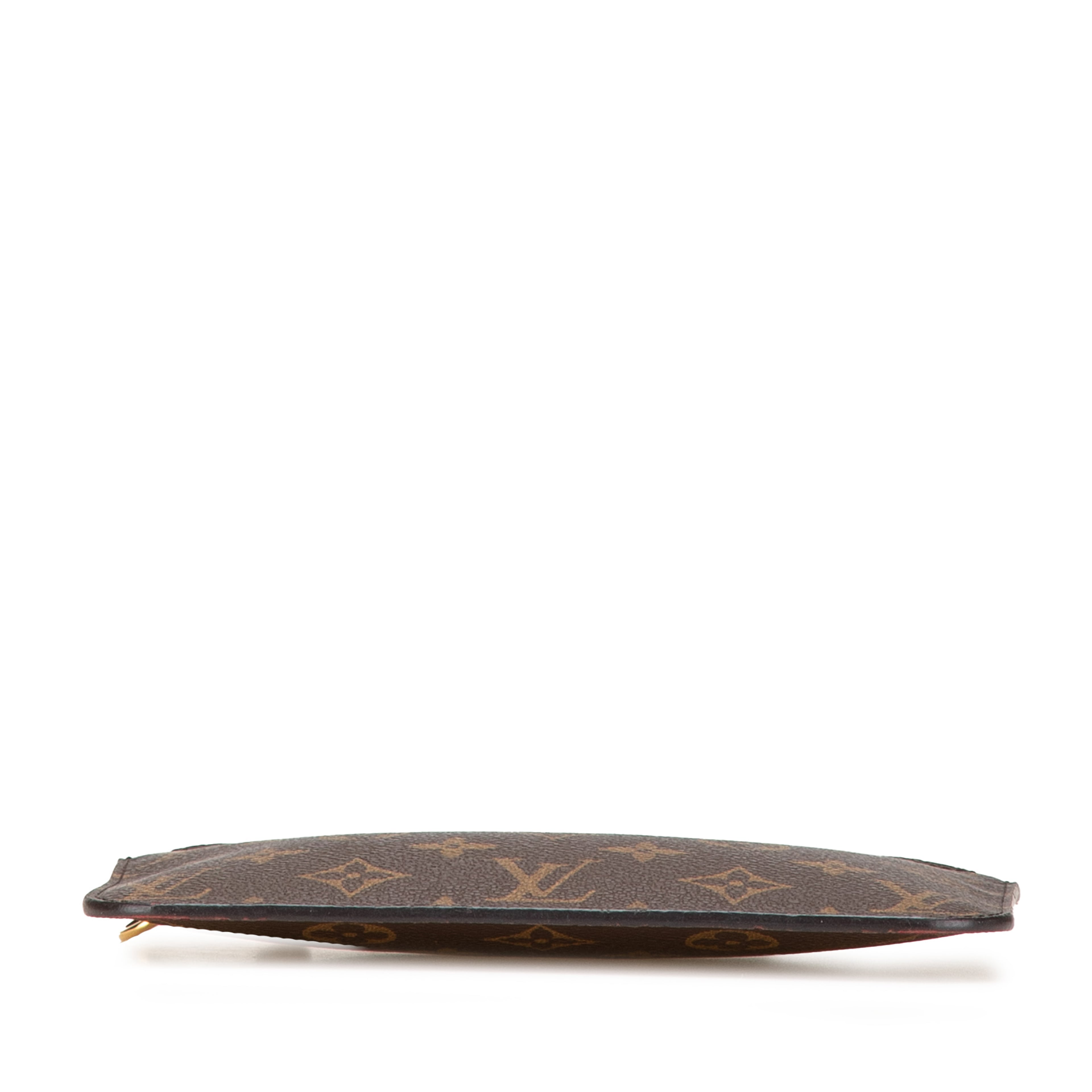 Louis Vuitton Monogram Neverfull Pouch, från Luxclusif, i färgen brown. Klicka för att öppna bilden i stort format