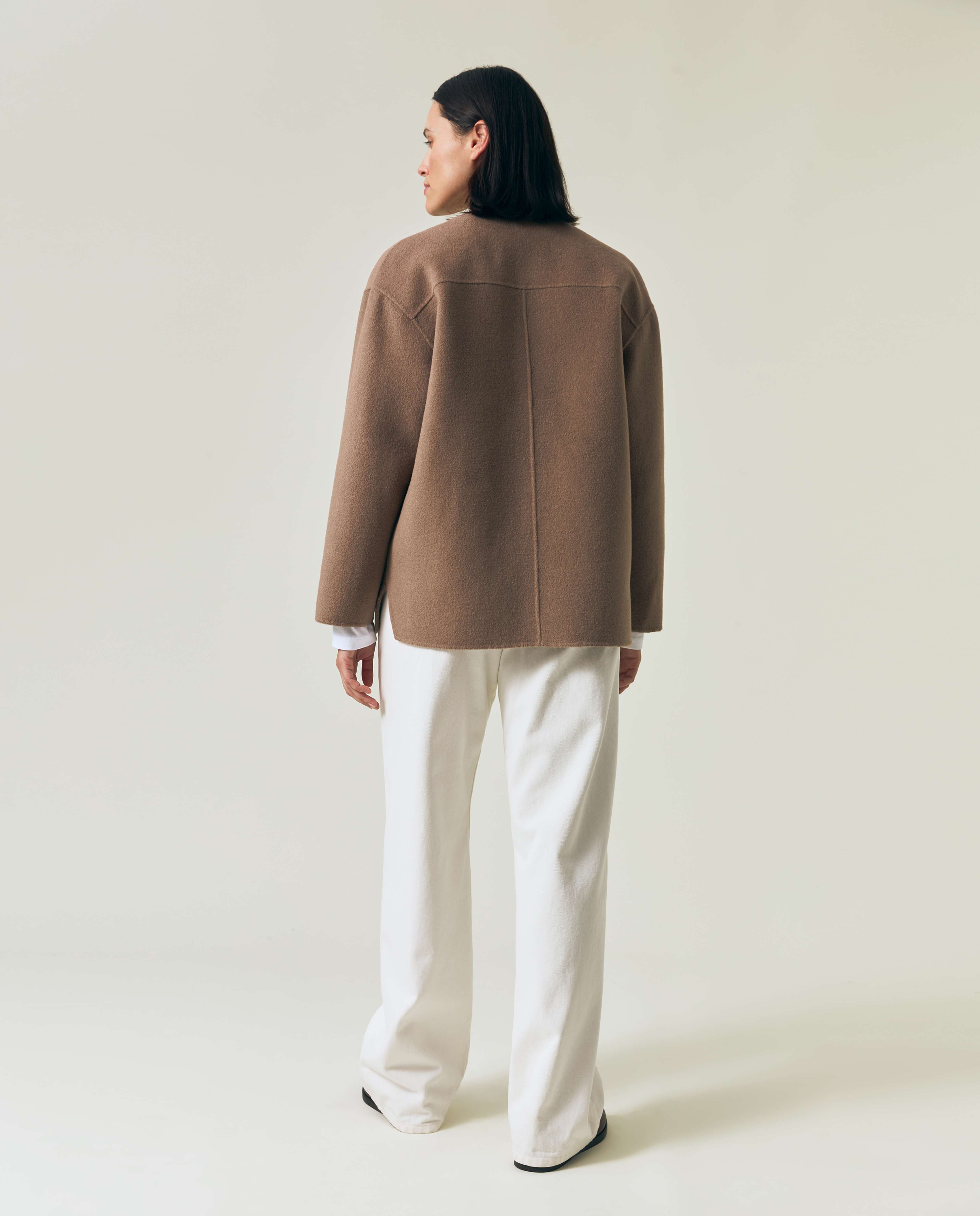 Double Faced Wool Blend Jacket