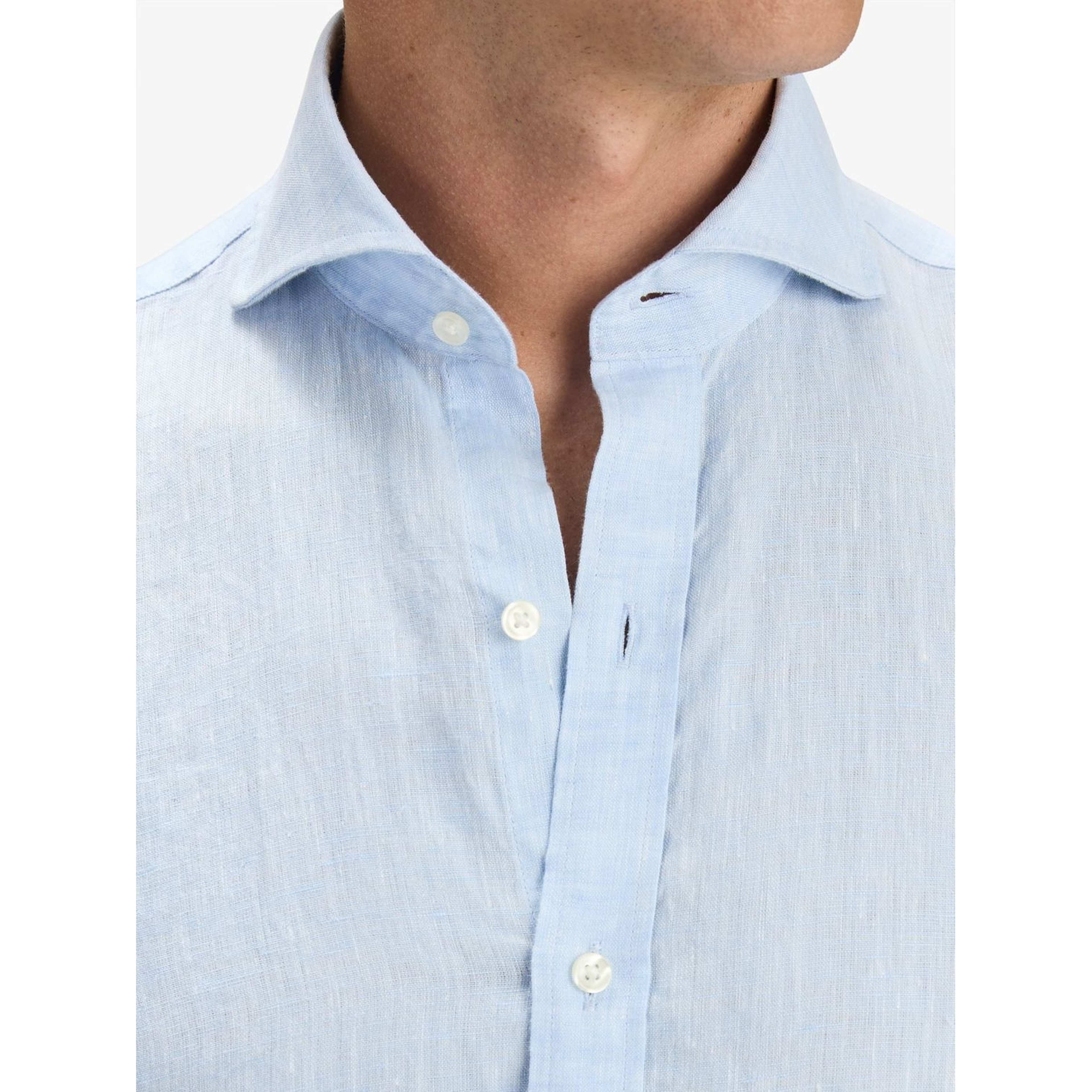 Linen Solid Smart Shirt (adonis)