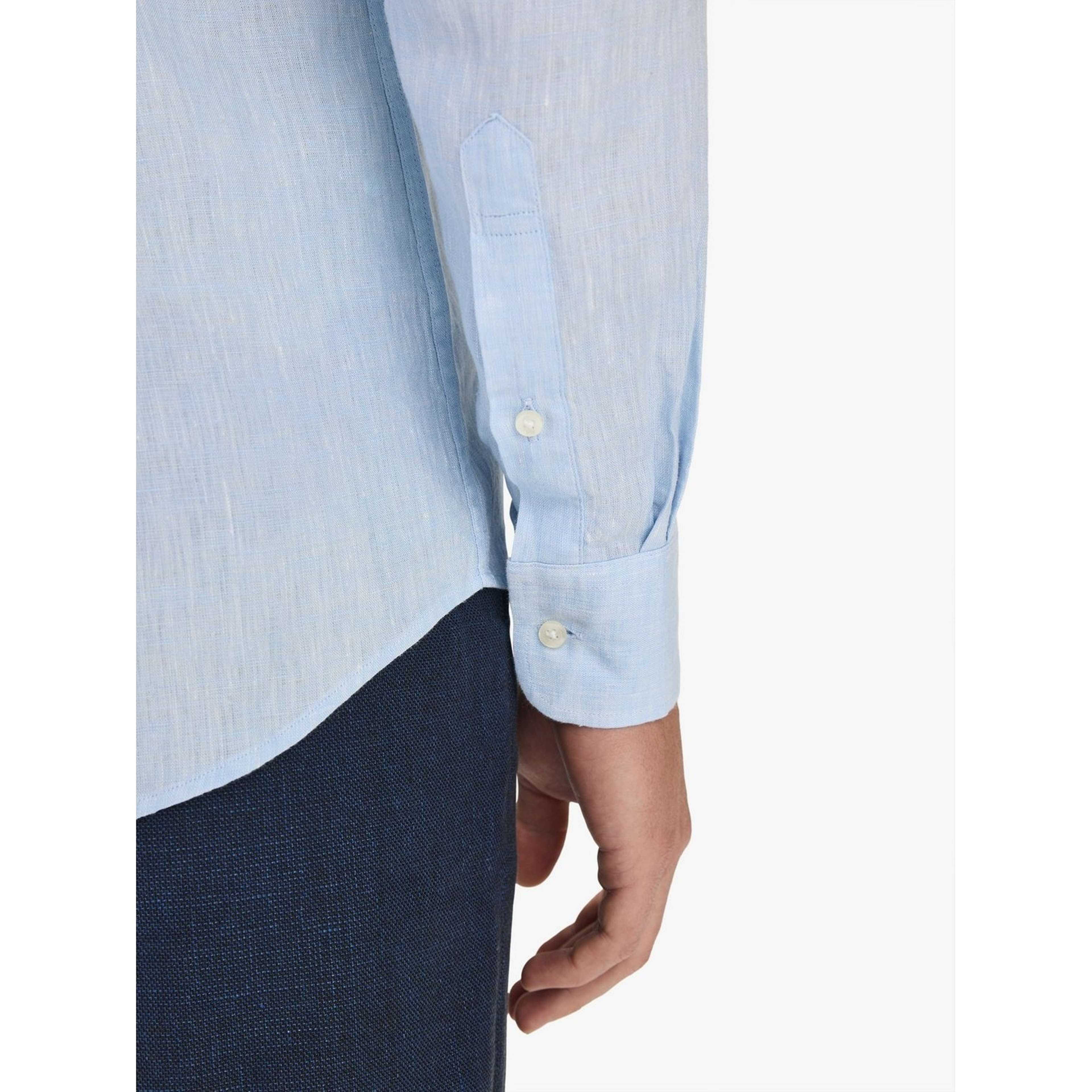 Linen Solid Smart Shirt (adonis)