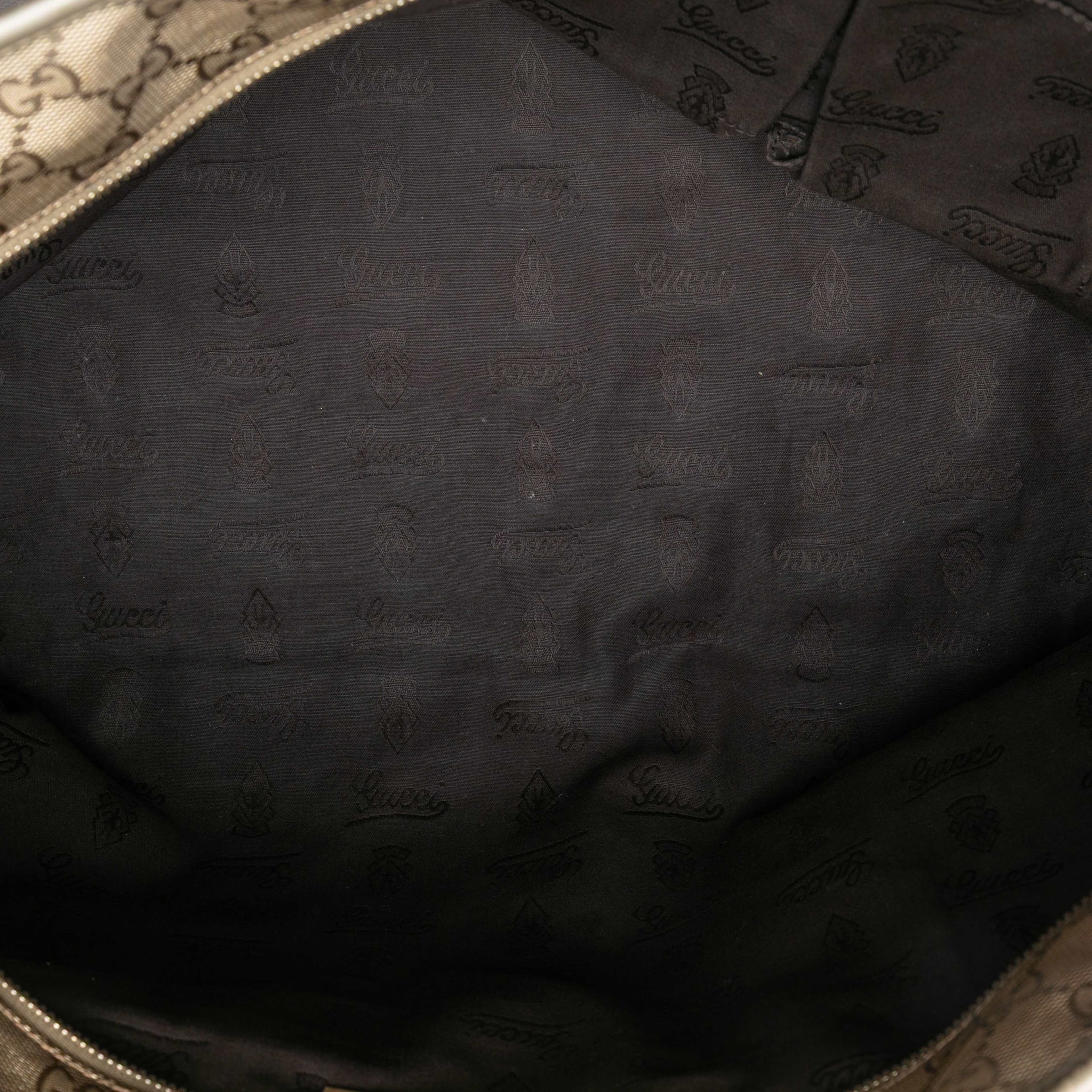 Gucci Large Gg Imprime Tote, från Luxclusif, i färgen gold. Klicka för att öppna bilden i stort format