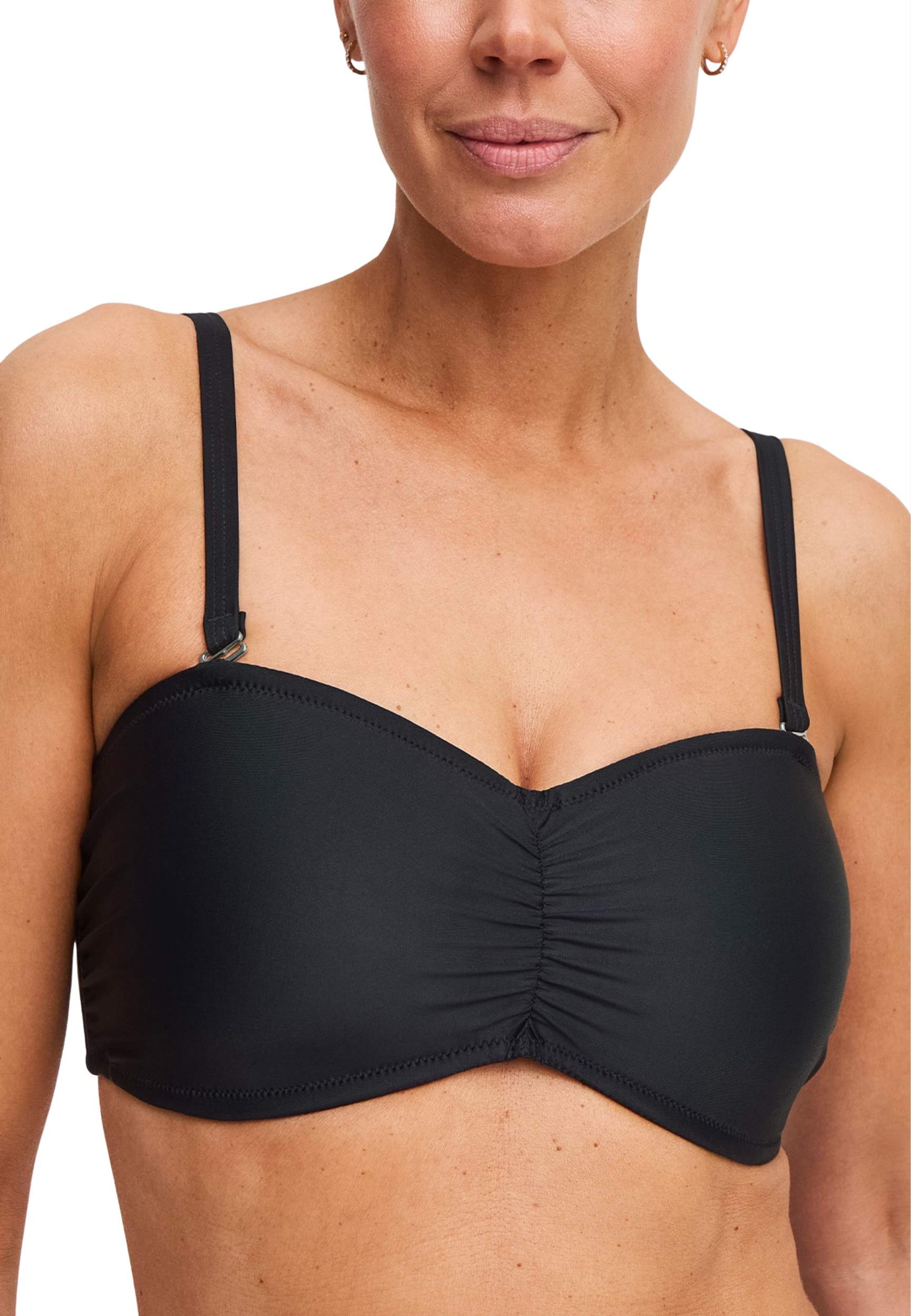 Rio Bandeau Bikini Bh Med Vadderade Kupor, från Swegmark, i färgen black. Klicka för att öppna bilden i stort format