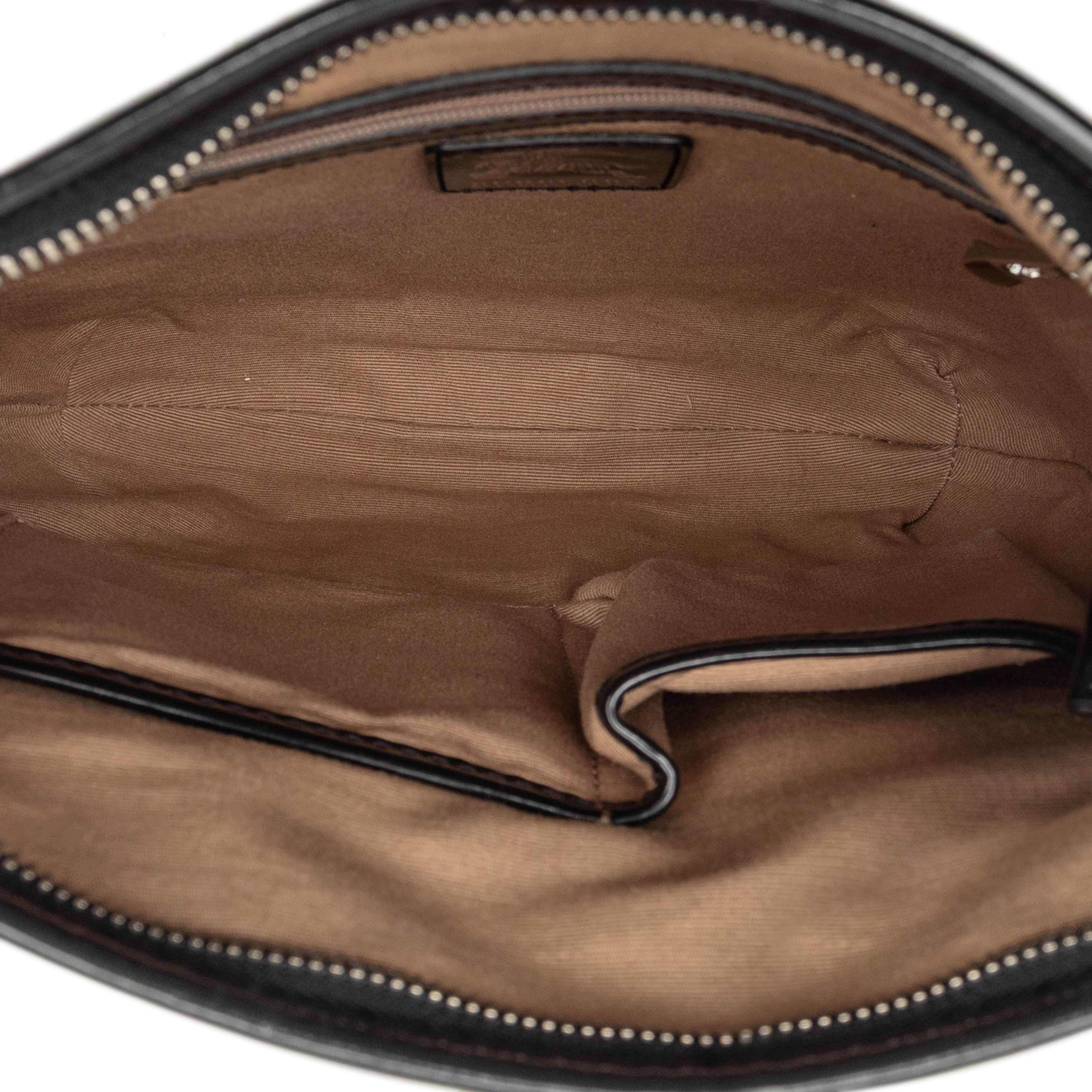 Burberry Supernova Check Coated Canvas Dryden Crossbody, från Luxclusif, i färgen beige. Klicka för att öppna bilden i stort format