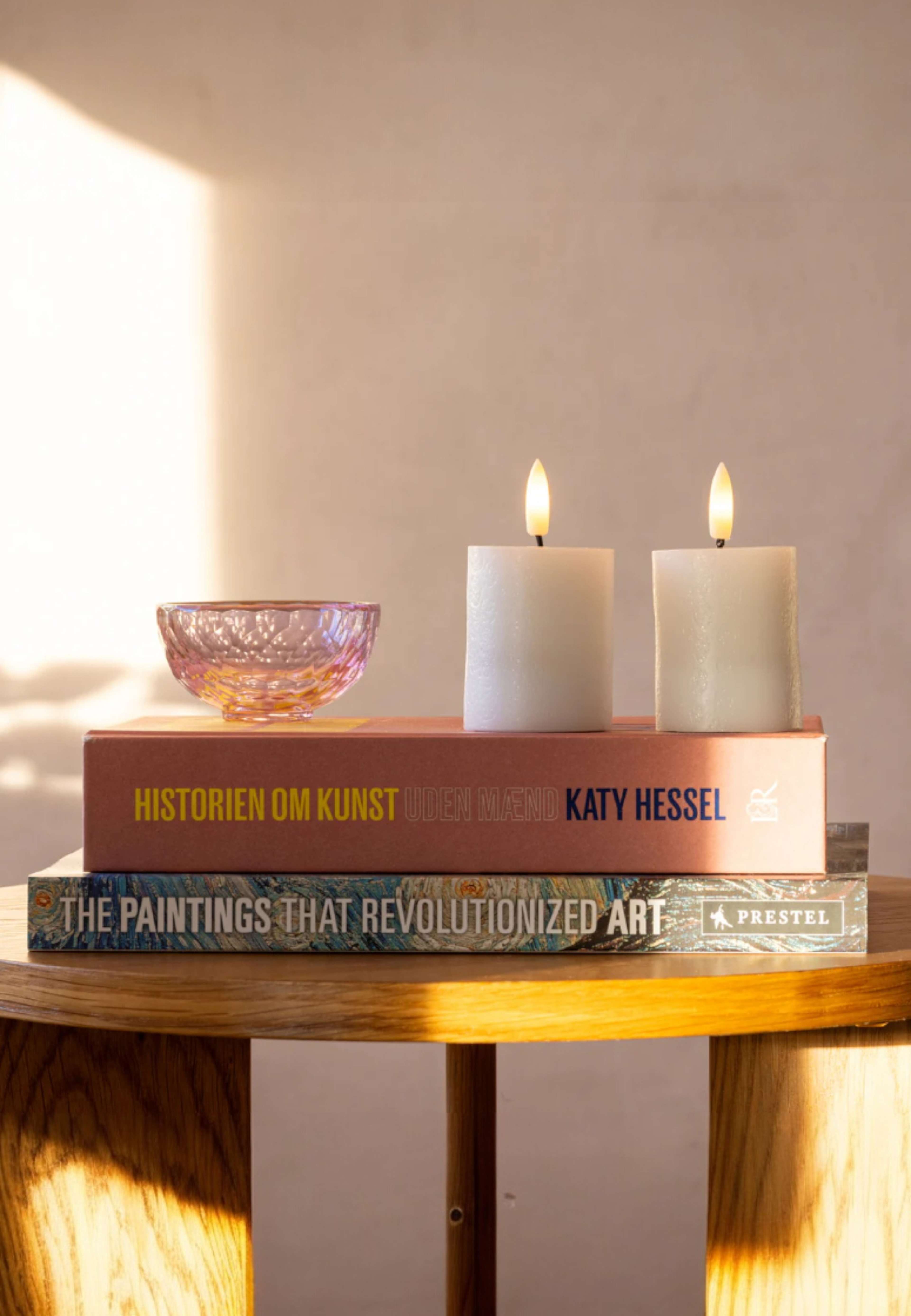 Sia Led-blockljus Uppladdningsbart. 2 St., från Led Nordic, i färgen vit. Klicka för att öppna bilden i stort format