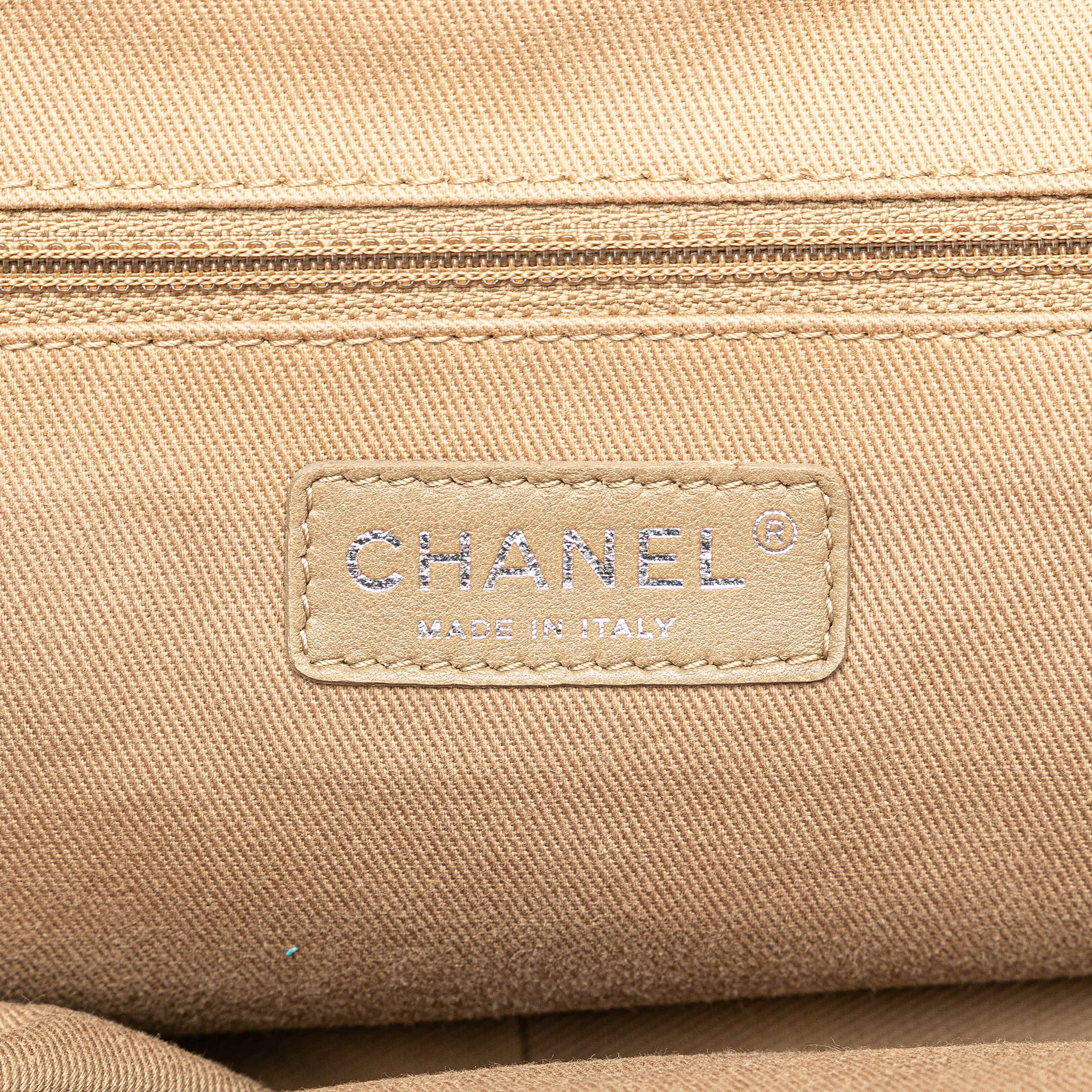 Chanel Medium Quilted Caviar Frame Tote