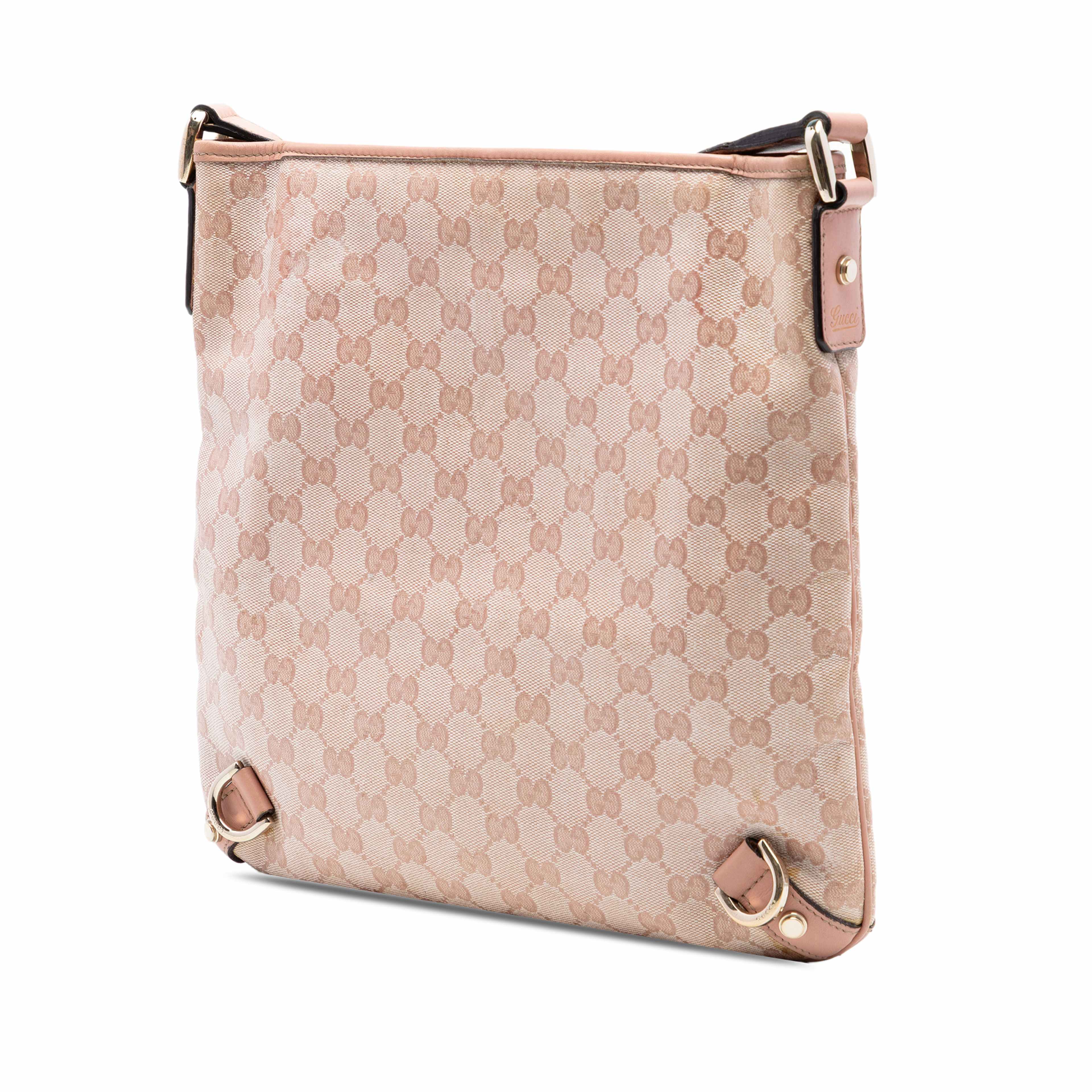 Gucci Gg Crystal Abbey D Ring Crossbody, från Luxclusif, i färgen light pink. Klicka för att öppna bilden i stort format