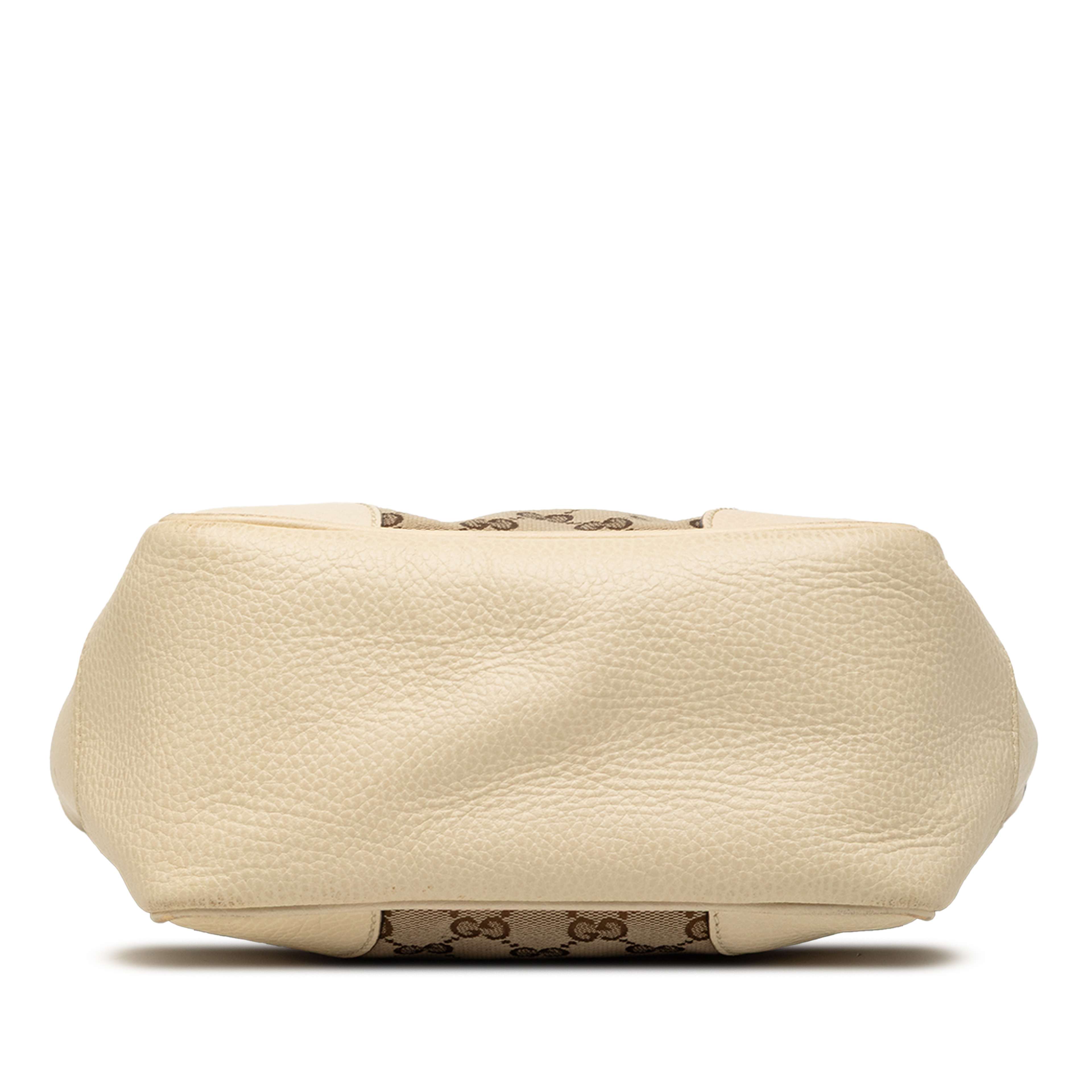 Gucci Small Gg Canvas Bree Satchel, från Luxclusif, i färgen beige. Klicka för att öppna bilden i stort format