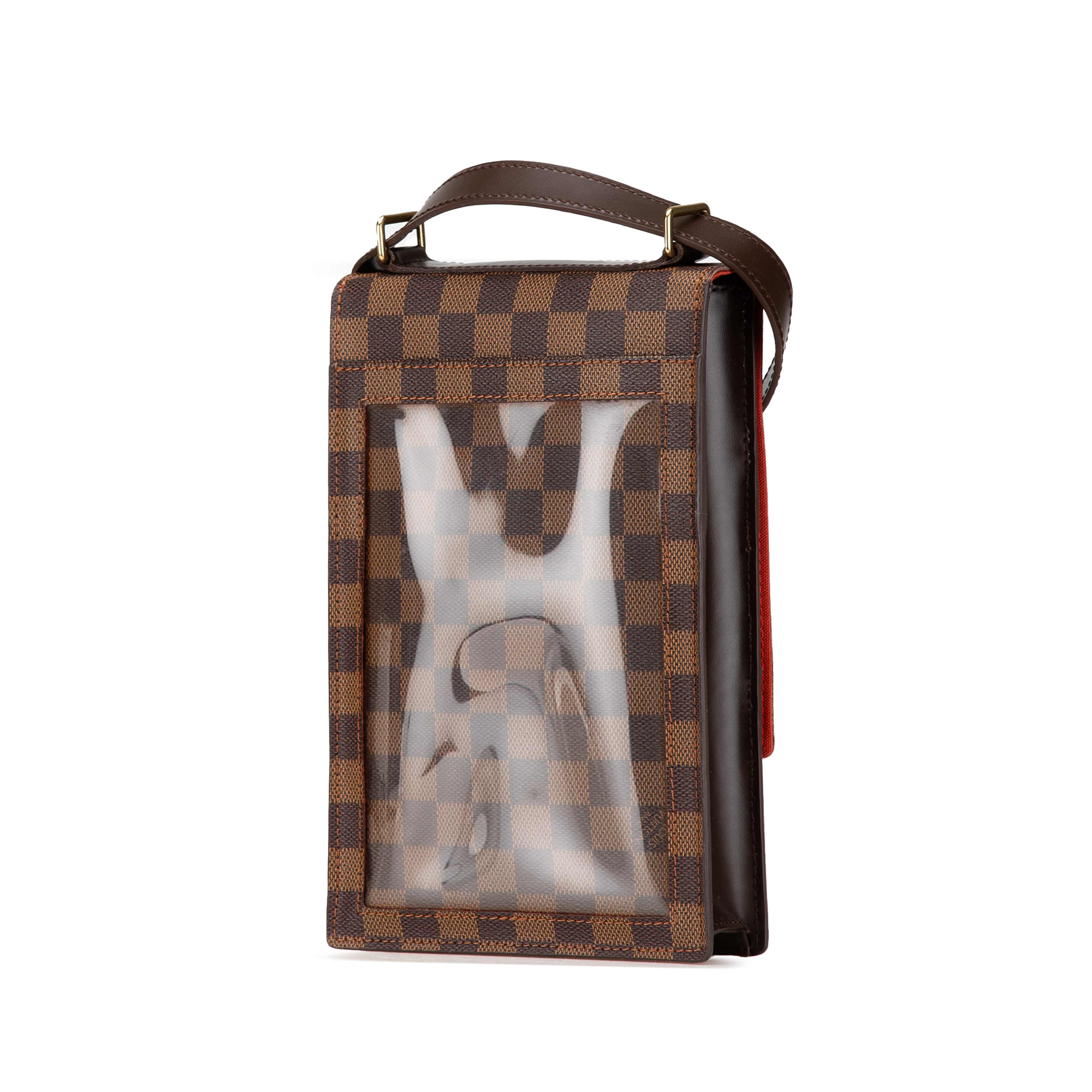 Louis Vuitton Damier Ebene Portobello, från Luxclusif, i färgen brown. Klicka för att öppna bilden i stort format