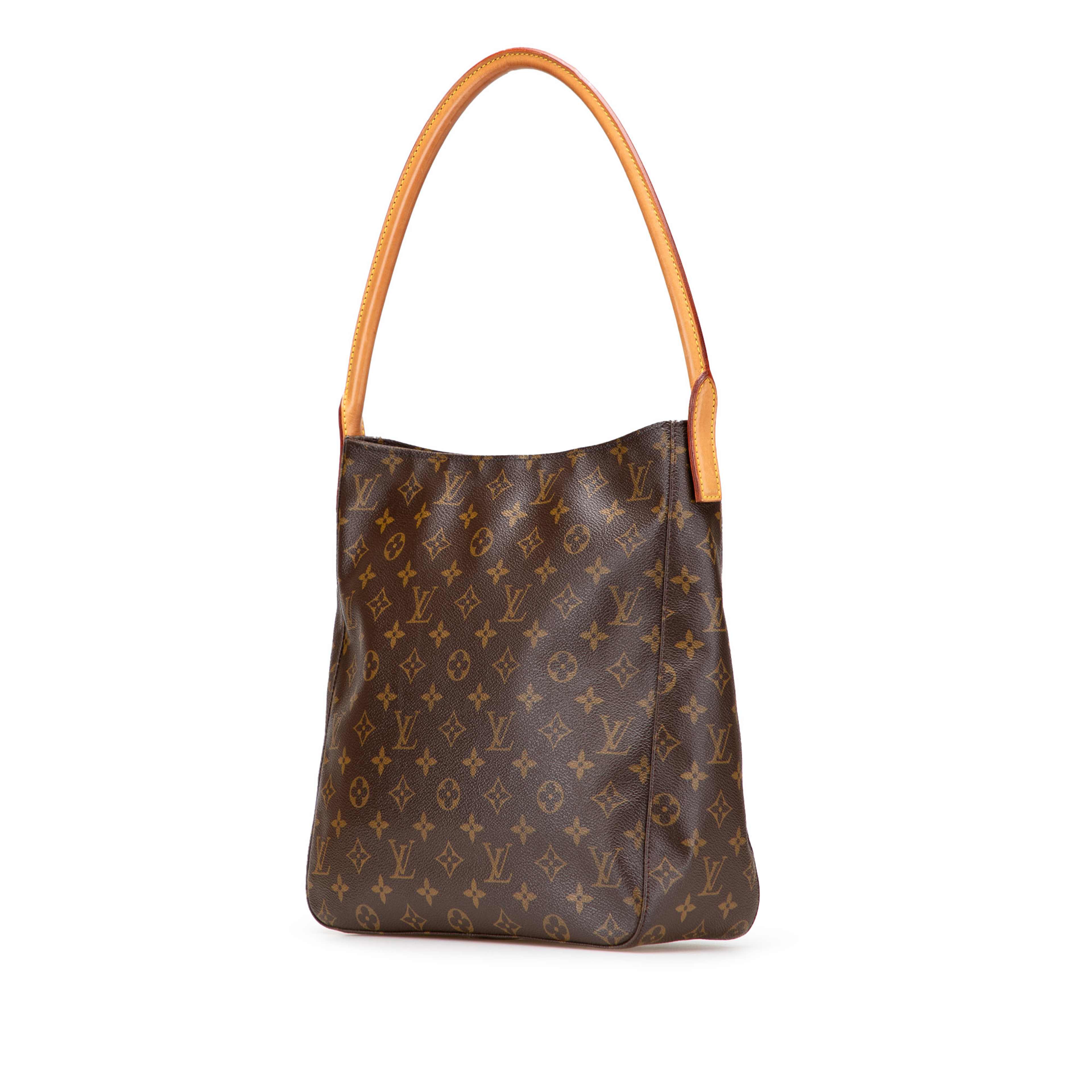 Louis Vuitton Monogram Looping Gm, från Luxclusif, i färgen brun. Klicka för att öppna bilden i stort format