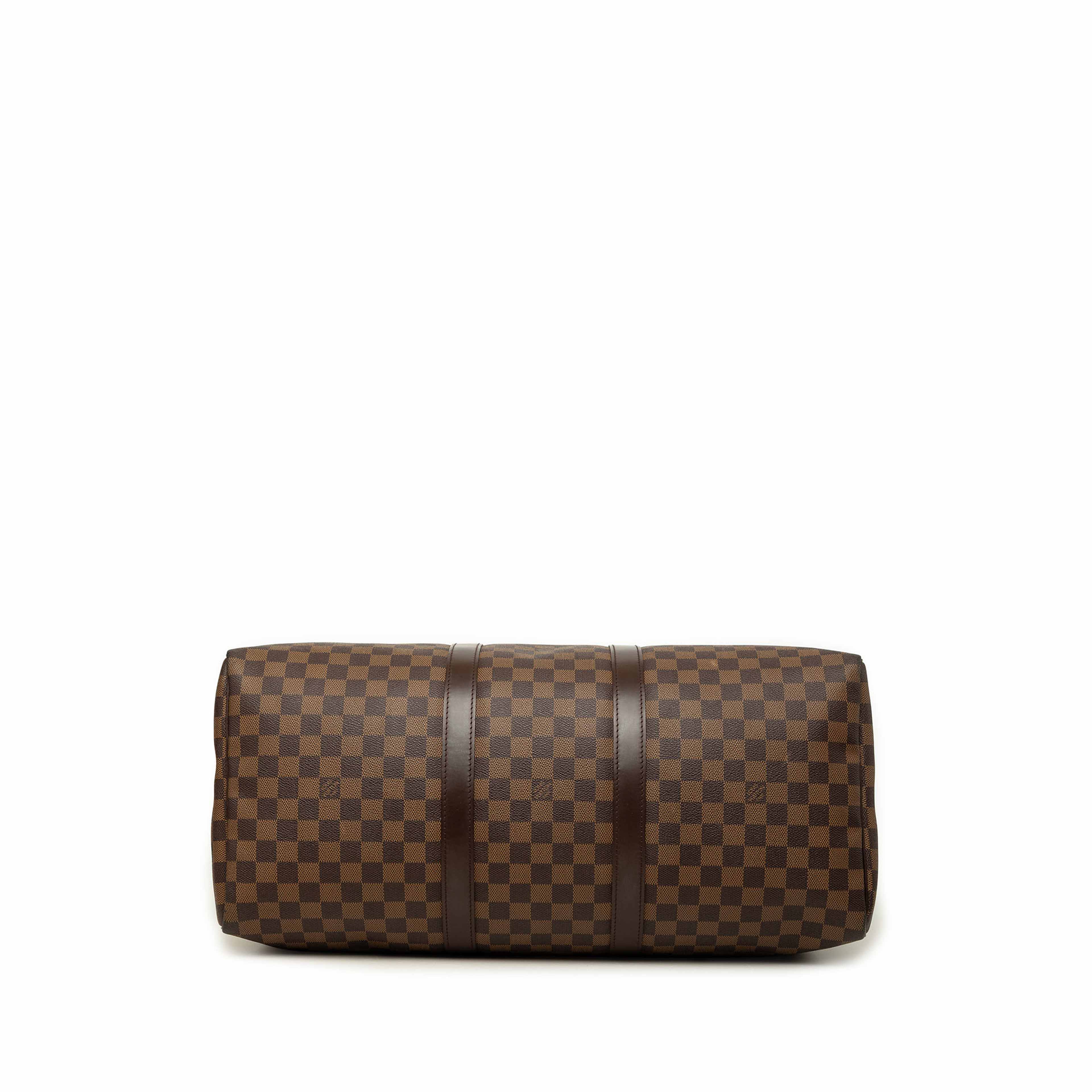 Louis Vuitton Damier Ebene Keepall 50, från Luxclusif, i färgen brun. Klicka för att öppna bilden i stort format