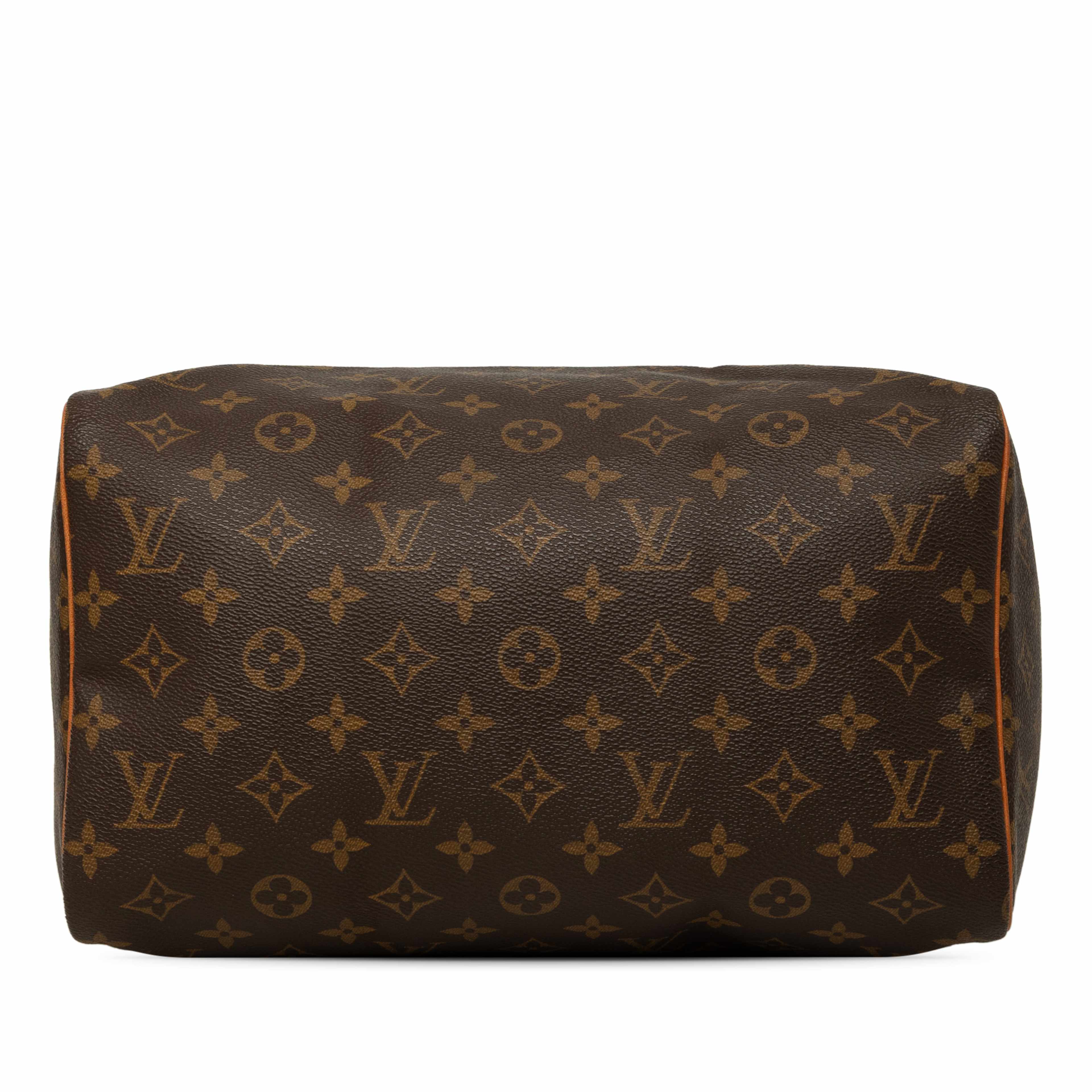 Louis Vuitton Monogram Speedy 30, från Luxclusif, i färgen brun. Klicka för att öppna bilden i stort format