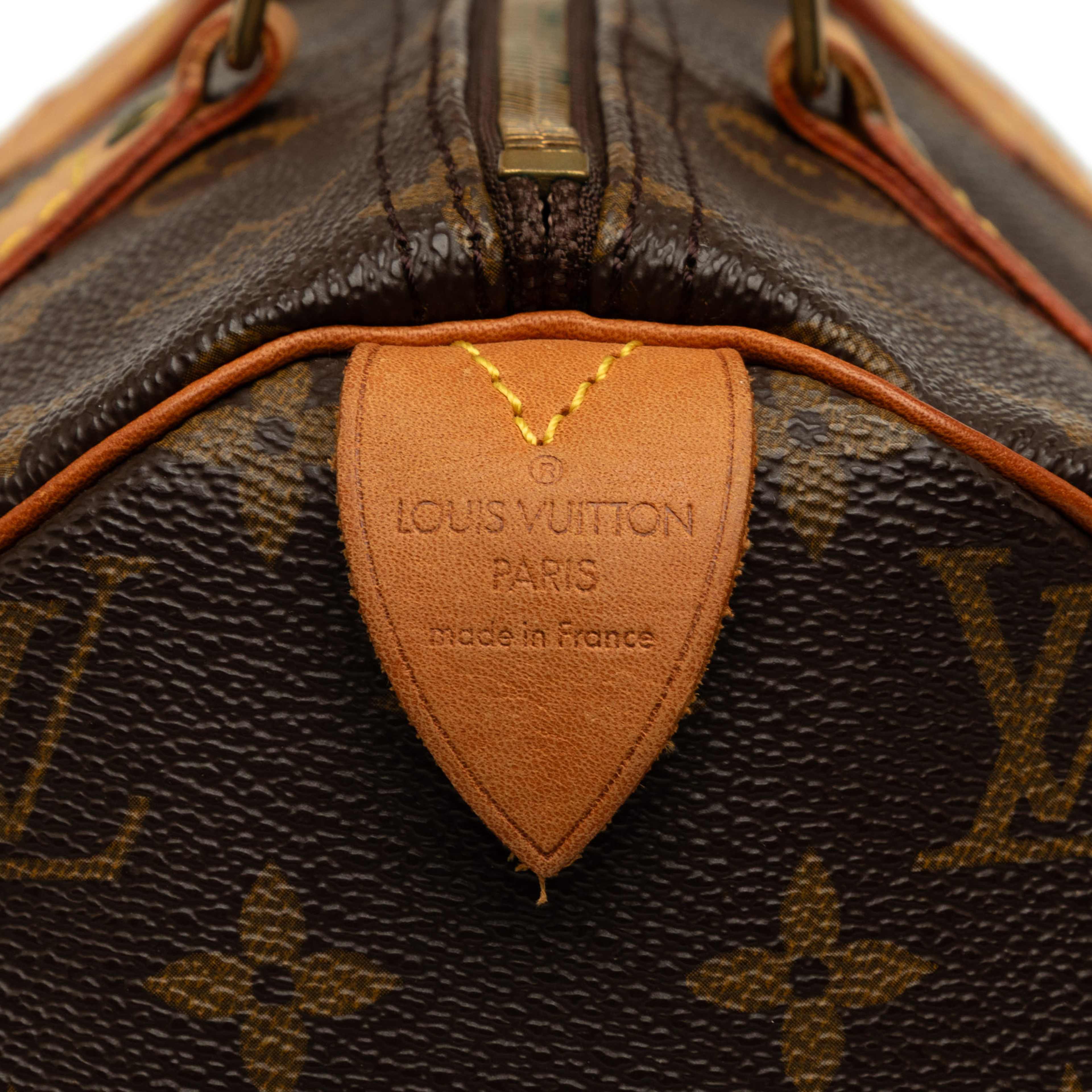 Louis Vuitton Monogram Speedy 30, från Luxclusif, i färgen brun. Klicka för att öppna bilden i stort format