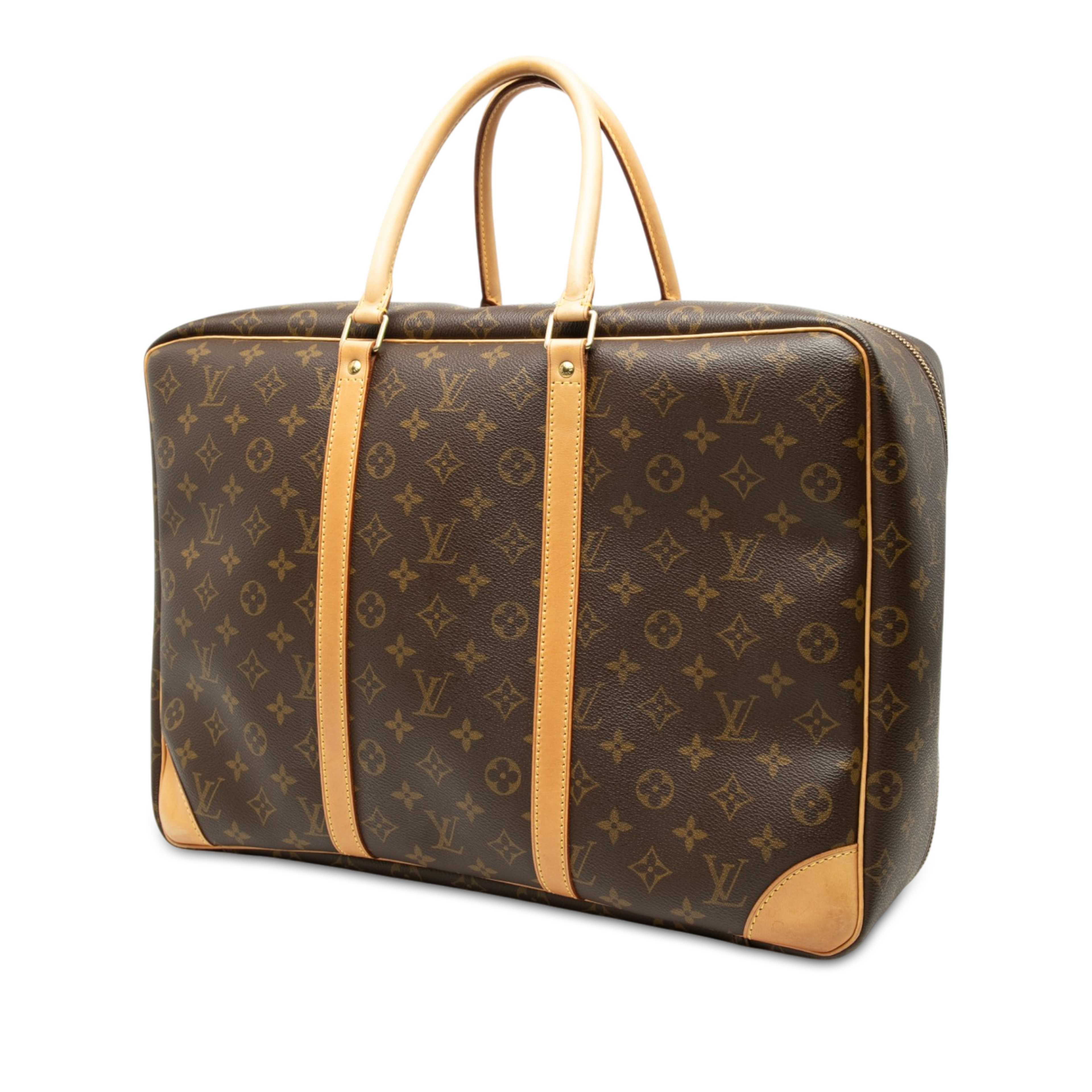 Louis Vuitton Monogram Sirius 45, från Luxclusif, i färgen brun. Klicka för att öppna bilden i stort format