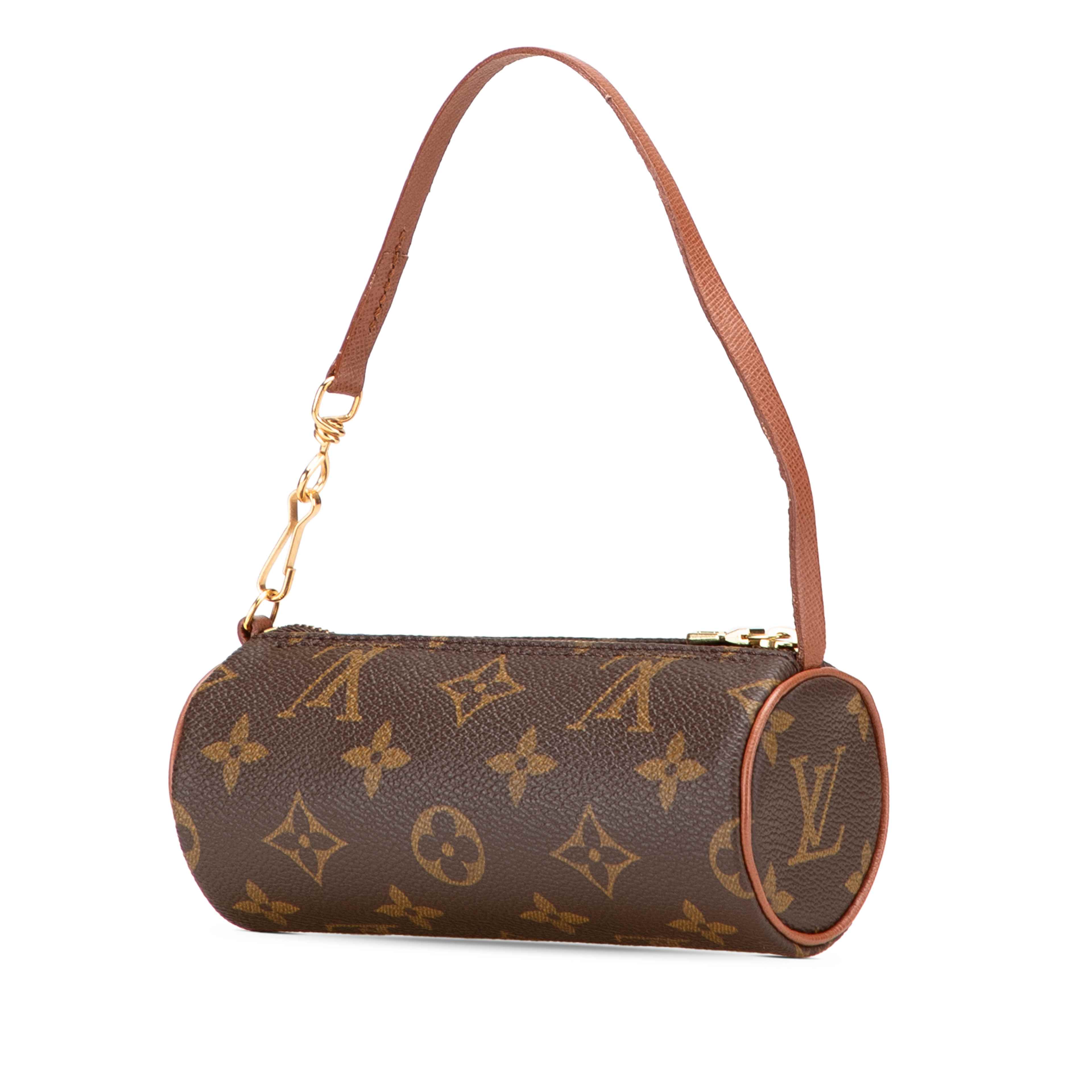 Louis Vuitton Monogram Papillon Pochette, från Luxclusif, i färgen brown. Klicka för att öppna bilden i stort format