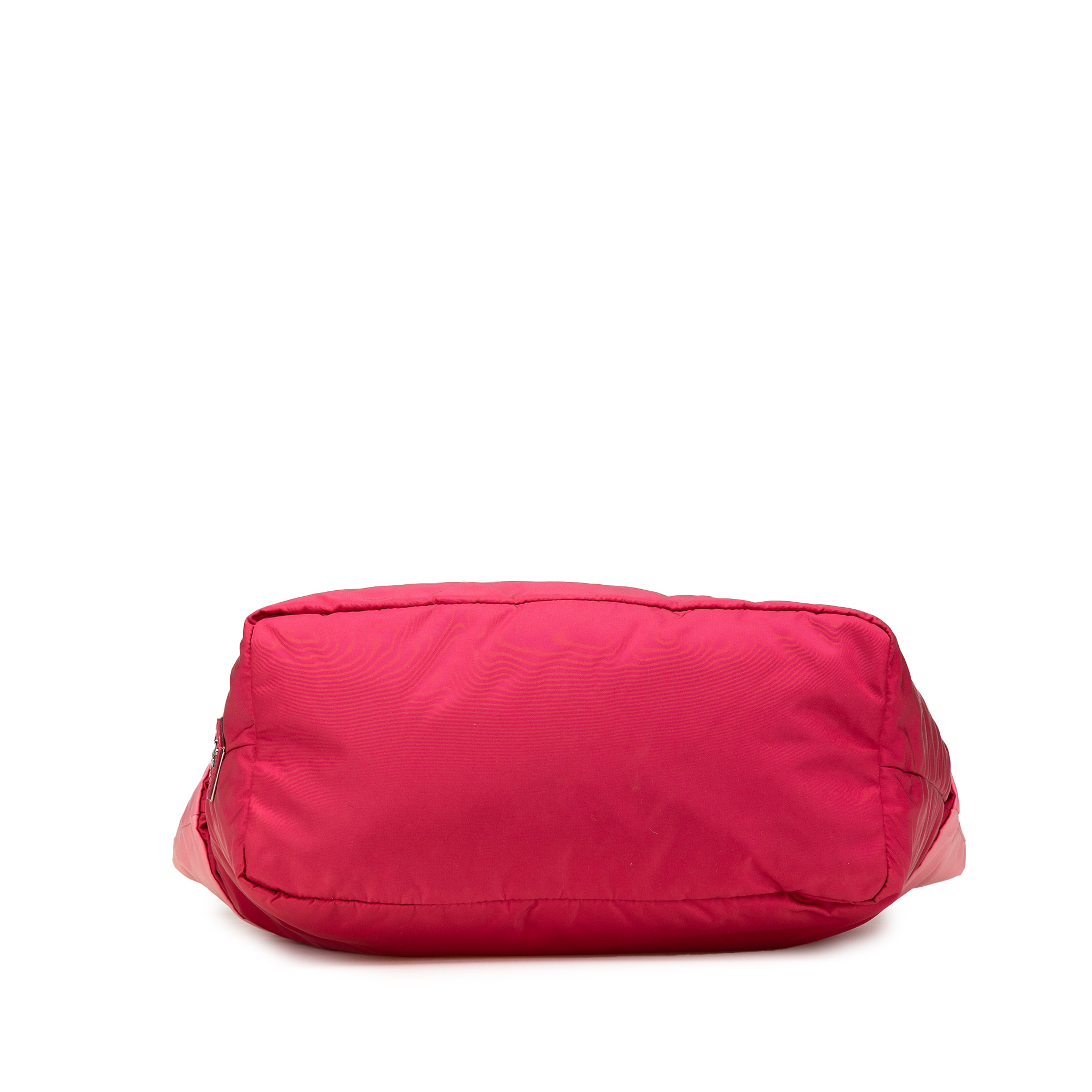 Prada Tessuto Reversible Satchel, från Luxclusif, i färgen dark pink. Klicka för att öppna bilden i stort format