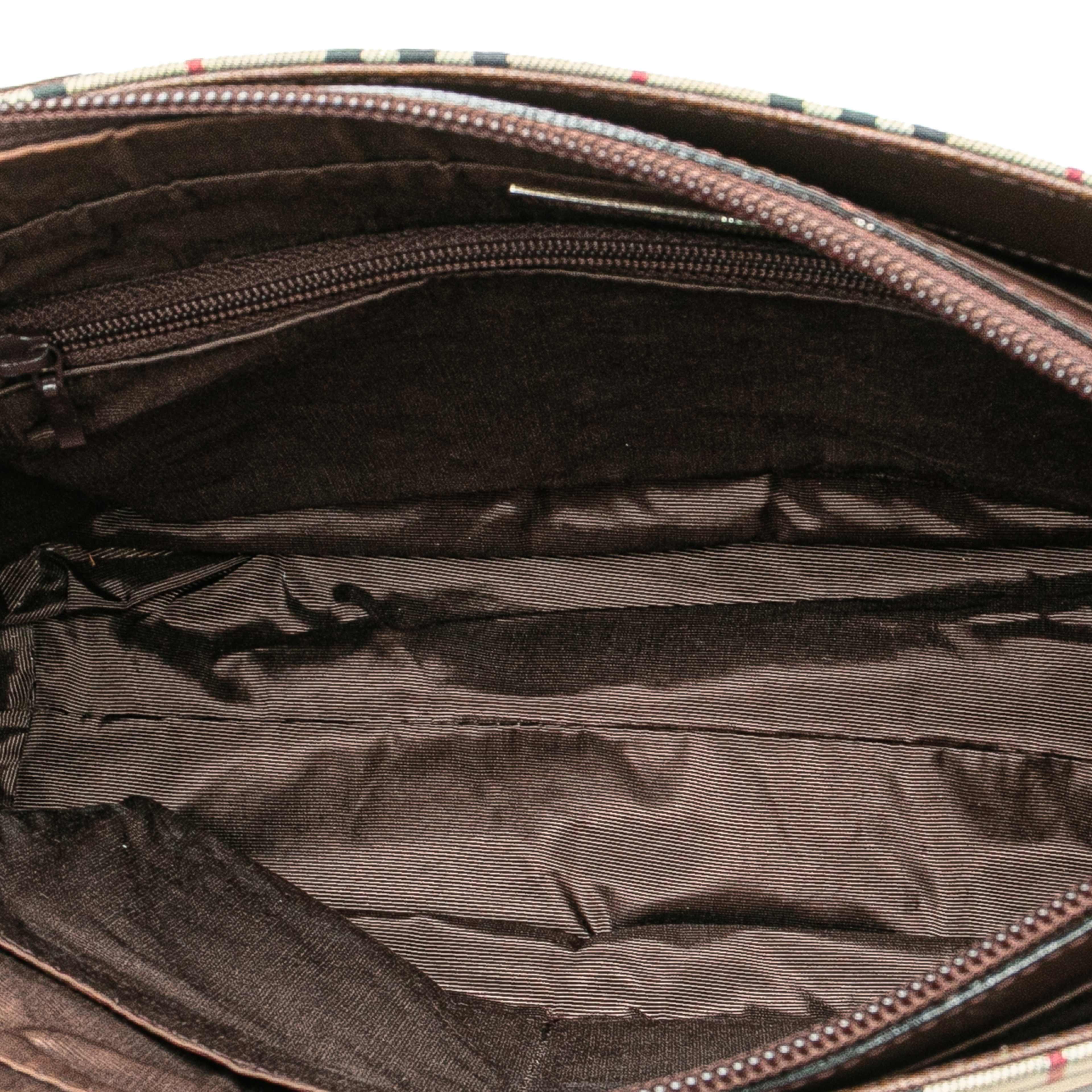 Burberry House Check Canvas Tote, från Luxclusif, i färgen beige. Klicka för att öppna bilden i stort format