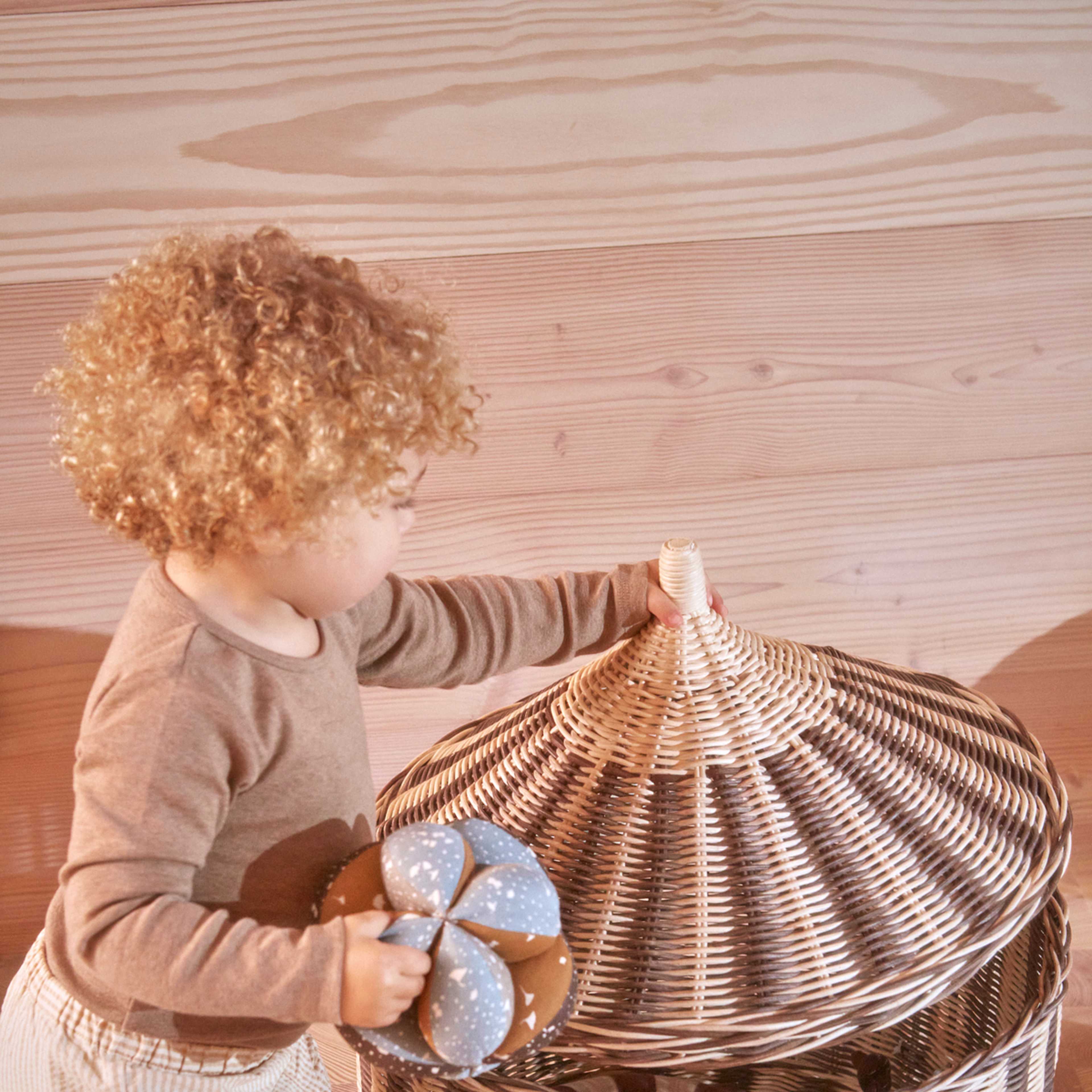 Circus Basket - Set Of 2, från OYOY Mini, i färgen nutmeg. Klicka för att öppna bilden i stort format