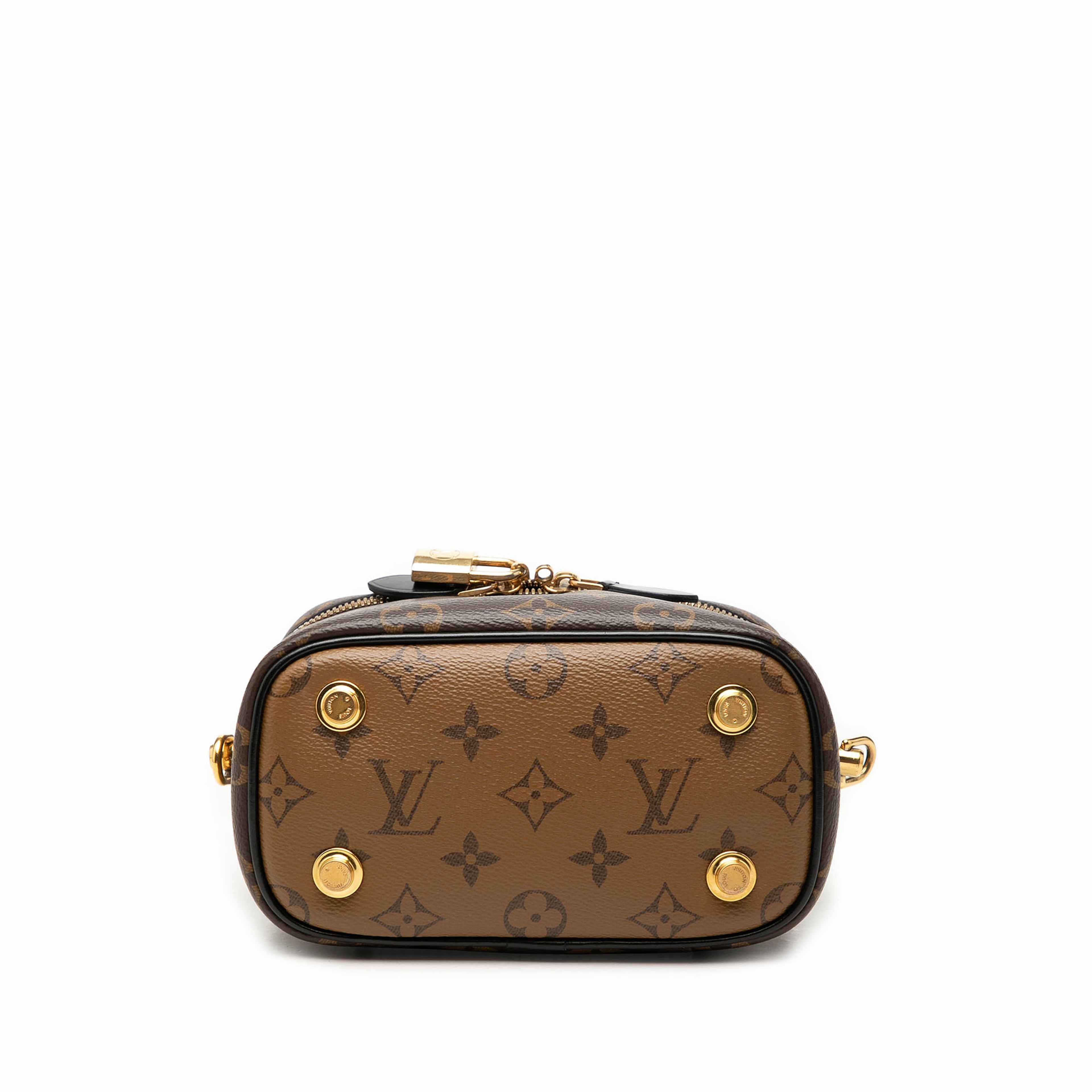 Louis Vuitton Monogram Reverse Vanity Pm, från Luxclusif, i färgen brun. Klicka för att öppna bilden i stort format