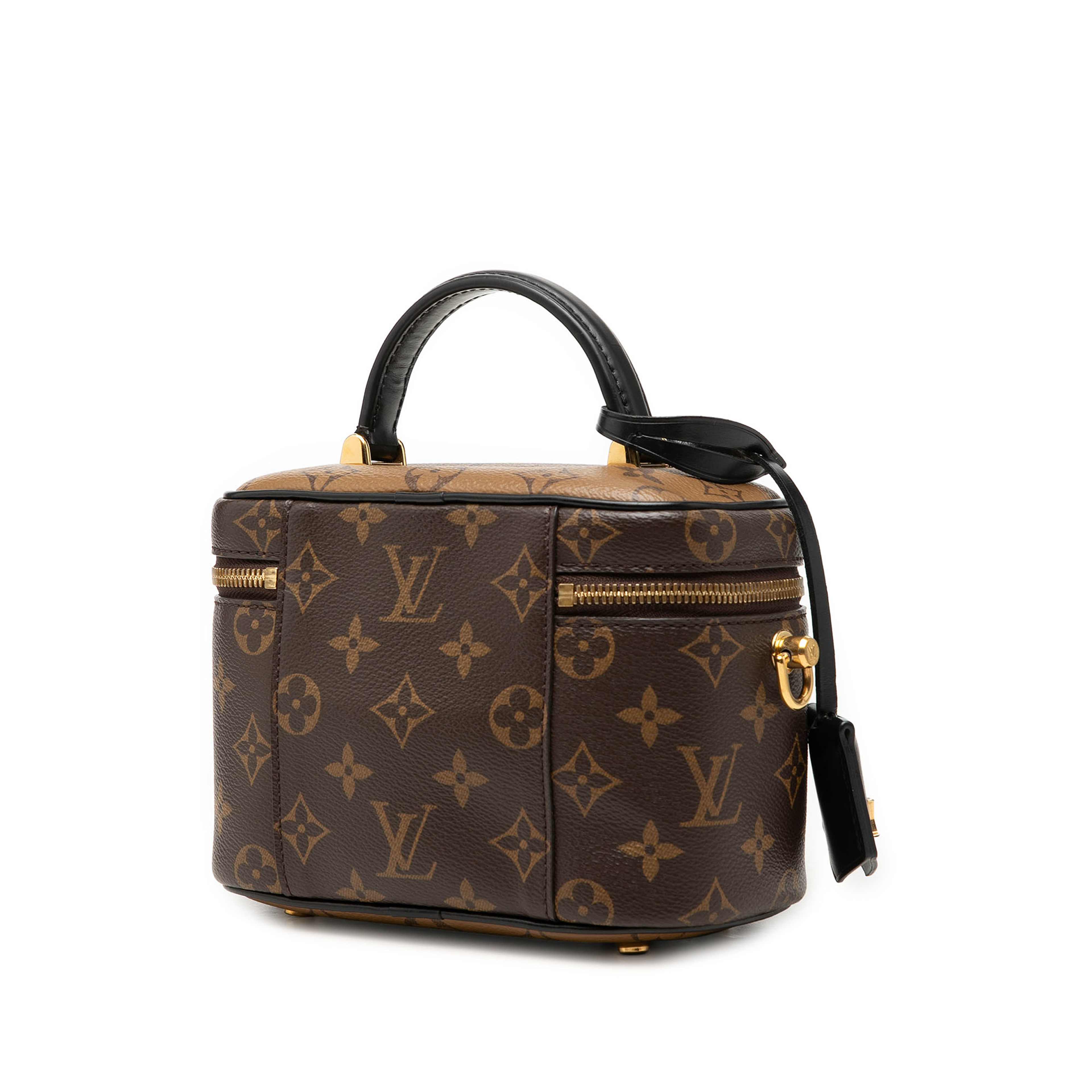 Louis Vuitton Monogram Reverse Vanity Pm, från Luxclusif, i färgen brun. Klicka för att öppna bilden i stort format
